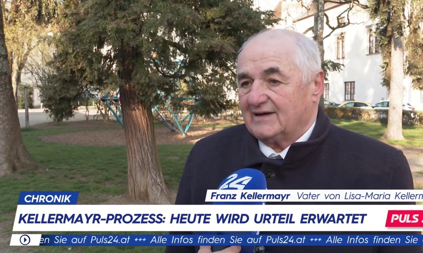 Franz Kellermayr, der Vater von Lisa-Maria Kellermayr, war kurz beim Gericht.