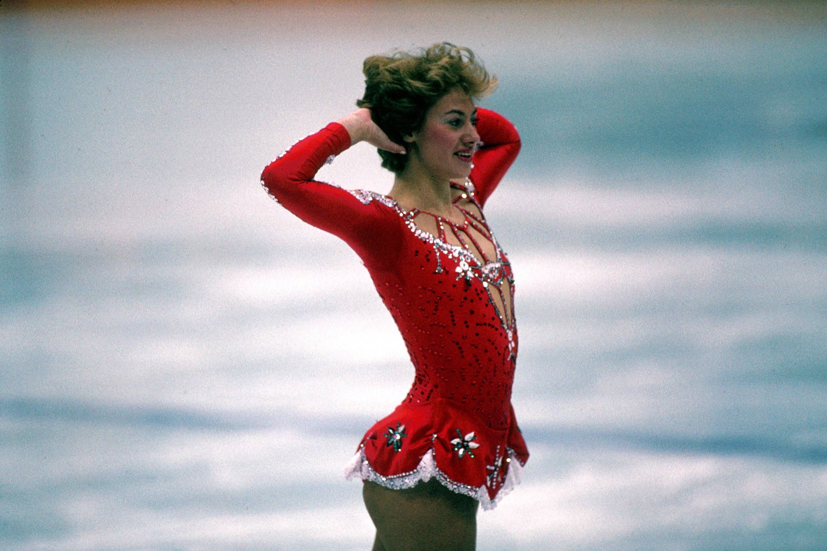 Marina Kielmann mit 20 Jahren bei Olympia 1988 in Calgary 