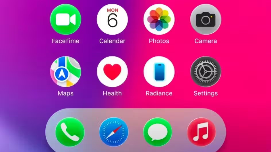 Die App-Symbole sollen rund werden.
