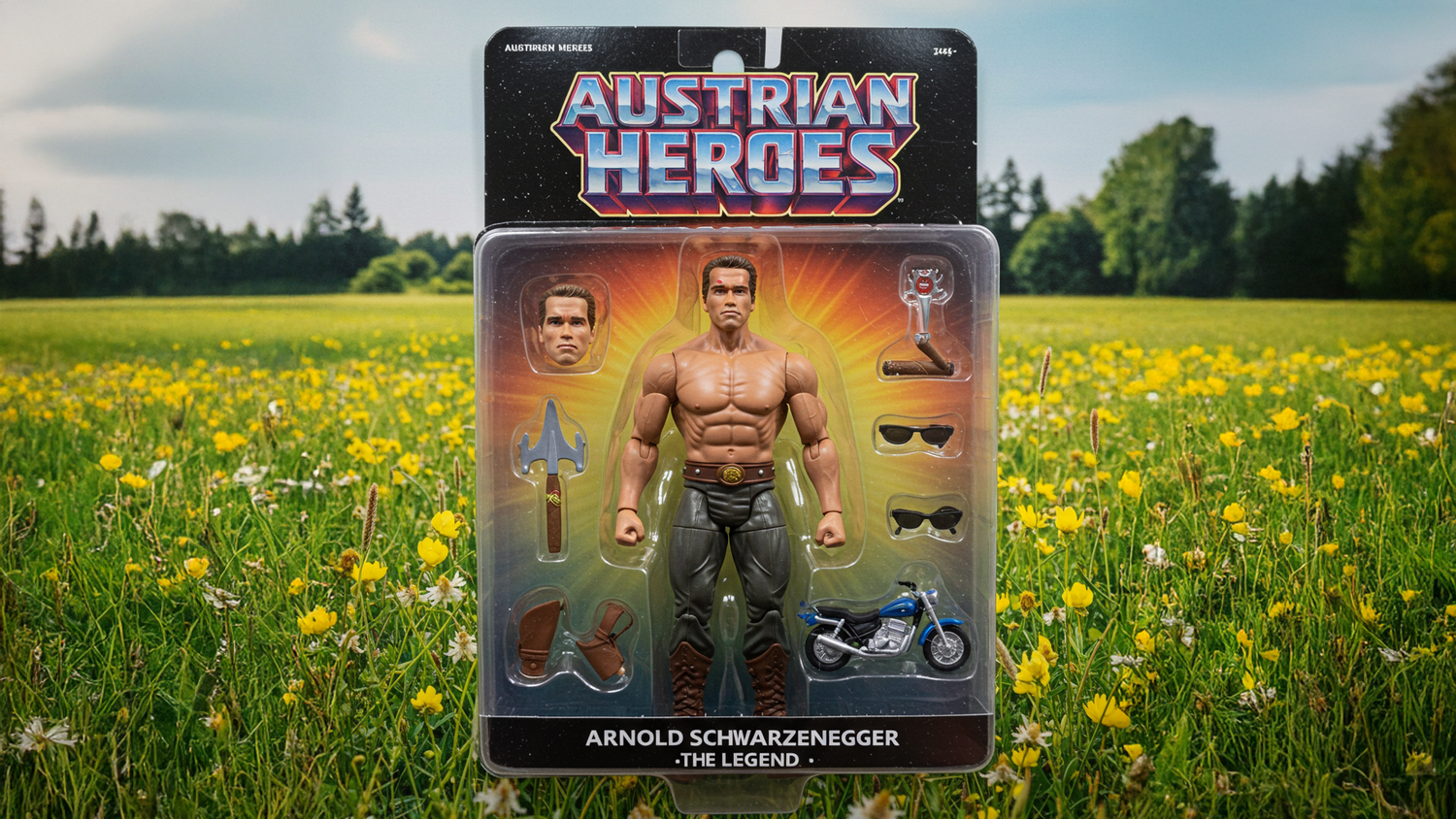 Du brauchst nur ChatGPT oder Google Gemini und unser Prompt, um Arnold Schwarzenegger – oder dich selbst – in eine Action-Figur zu verwandeln.