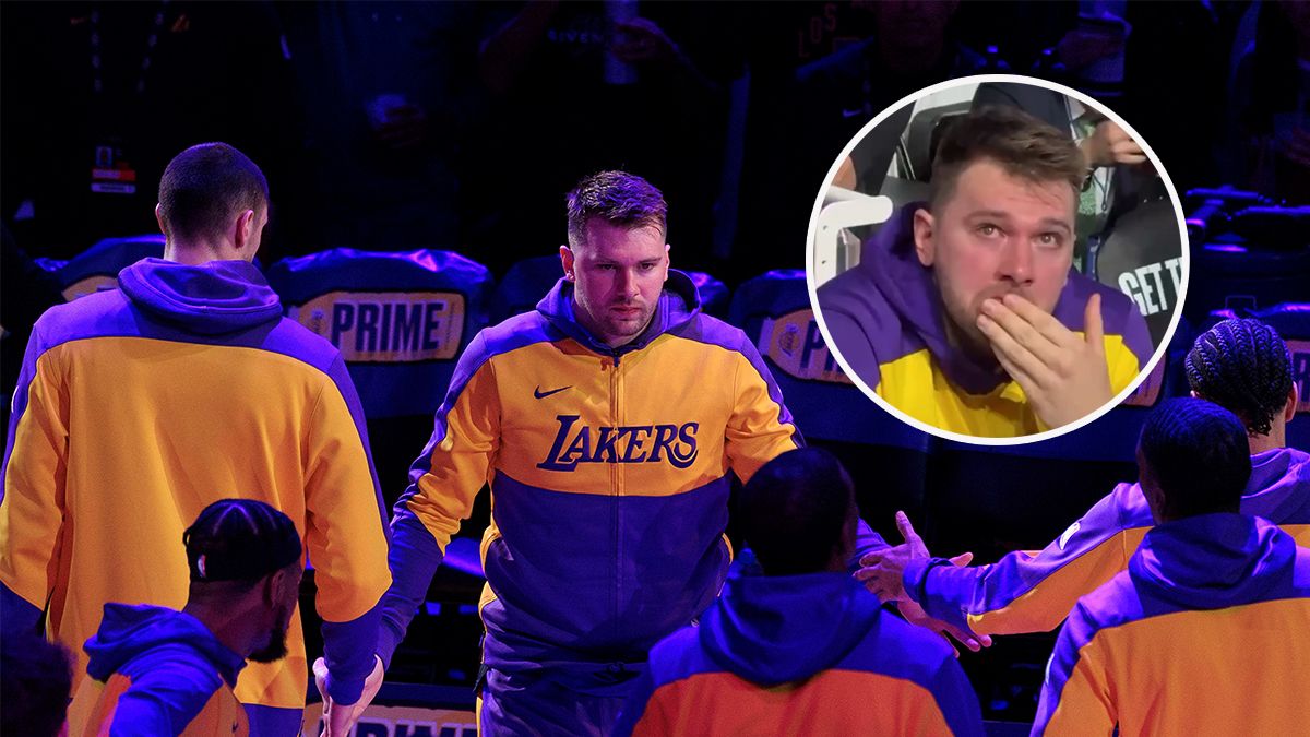 Luka Doncic musste bei seiner Rückkehr nach Dallas Tränen verdrücken, legte dann 45 Punkt auf.