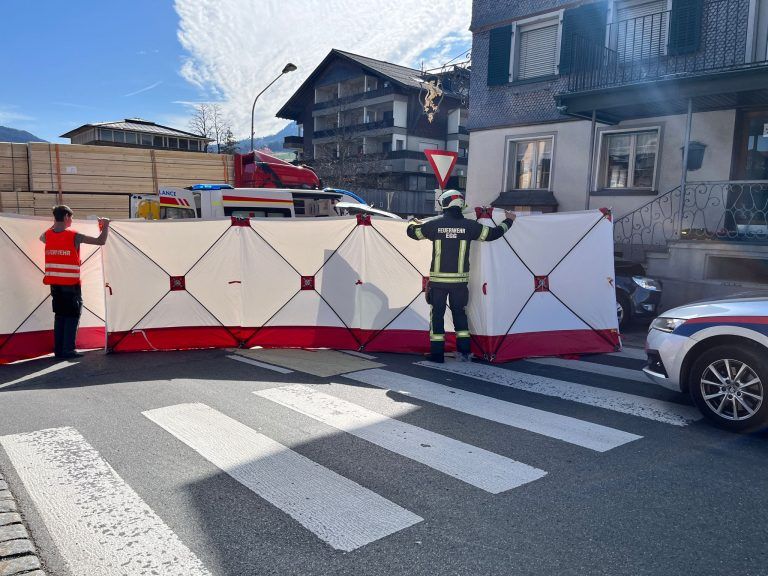 Die Polizei geht davon aus, dass ein medizinischer Notfall den Unfall auslöste. Der Lenker verstarb noch an Ort und Stelle.