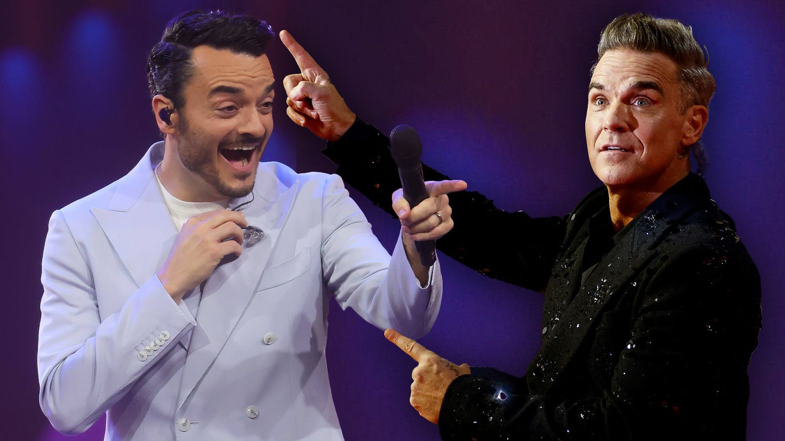 Giovanni Zarrella durfte mit einem ganz Großen singen: Robbie Williams.