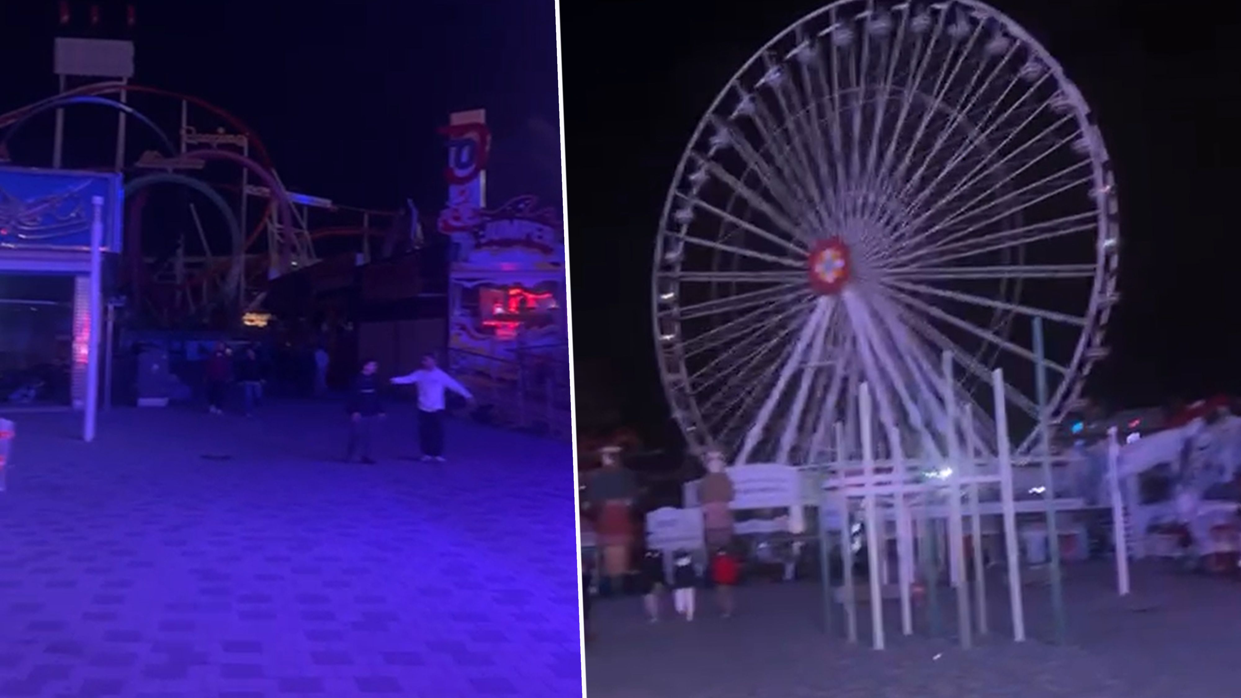 Kuriose Szenen am Freitag im Wiener Prater.