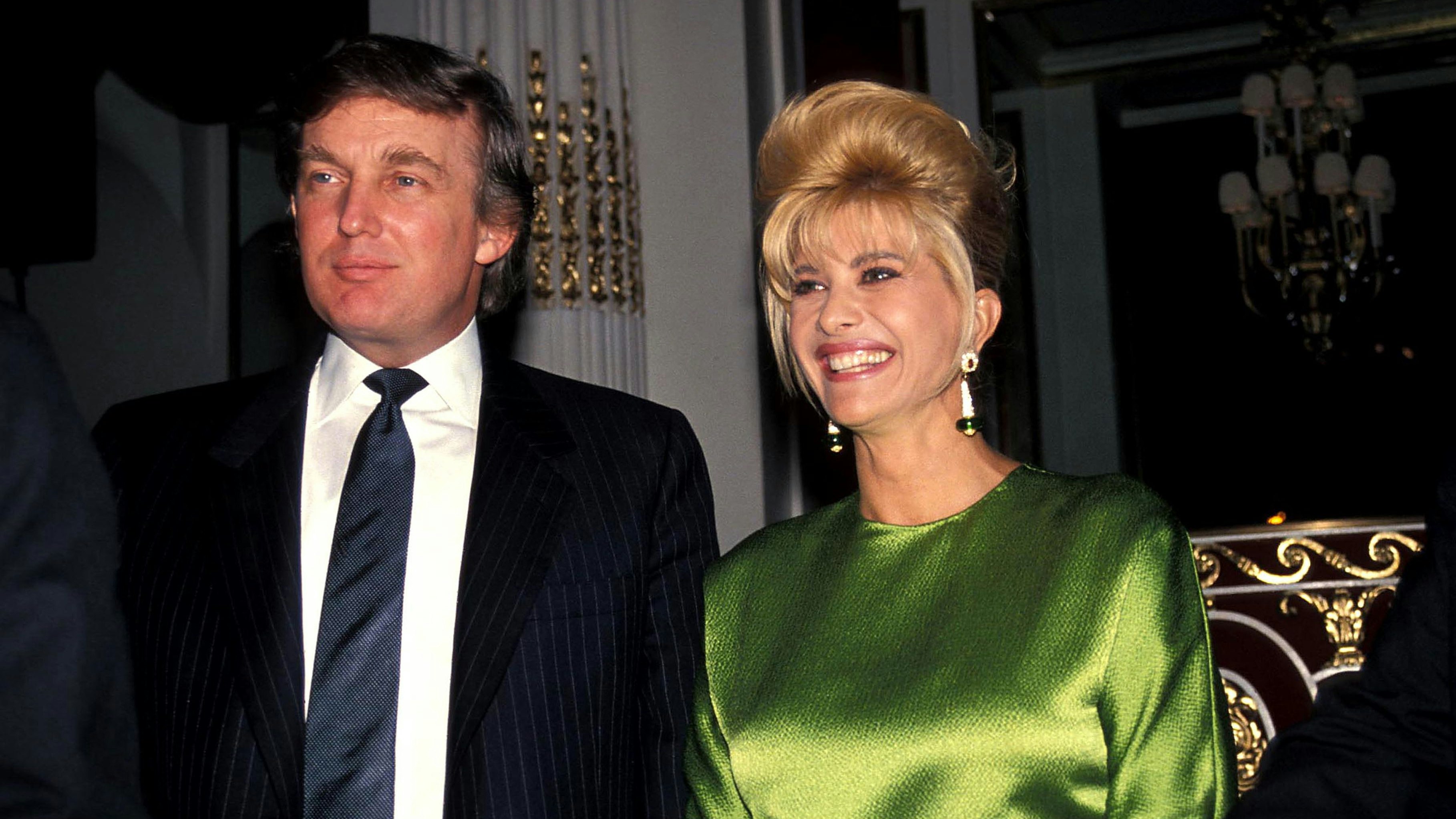 Donald Trump mit seiner früheren Ehefrau Ivana Mitte der 1980er Jahre.
