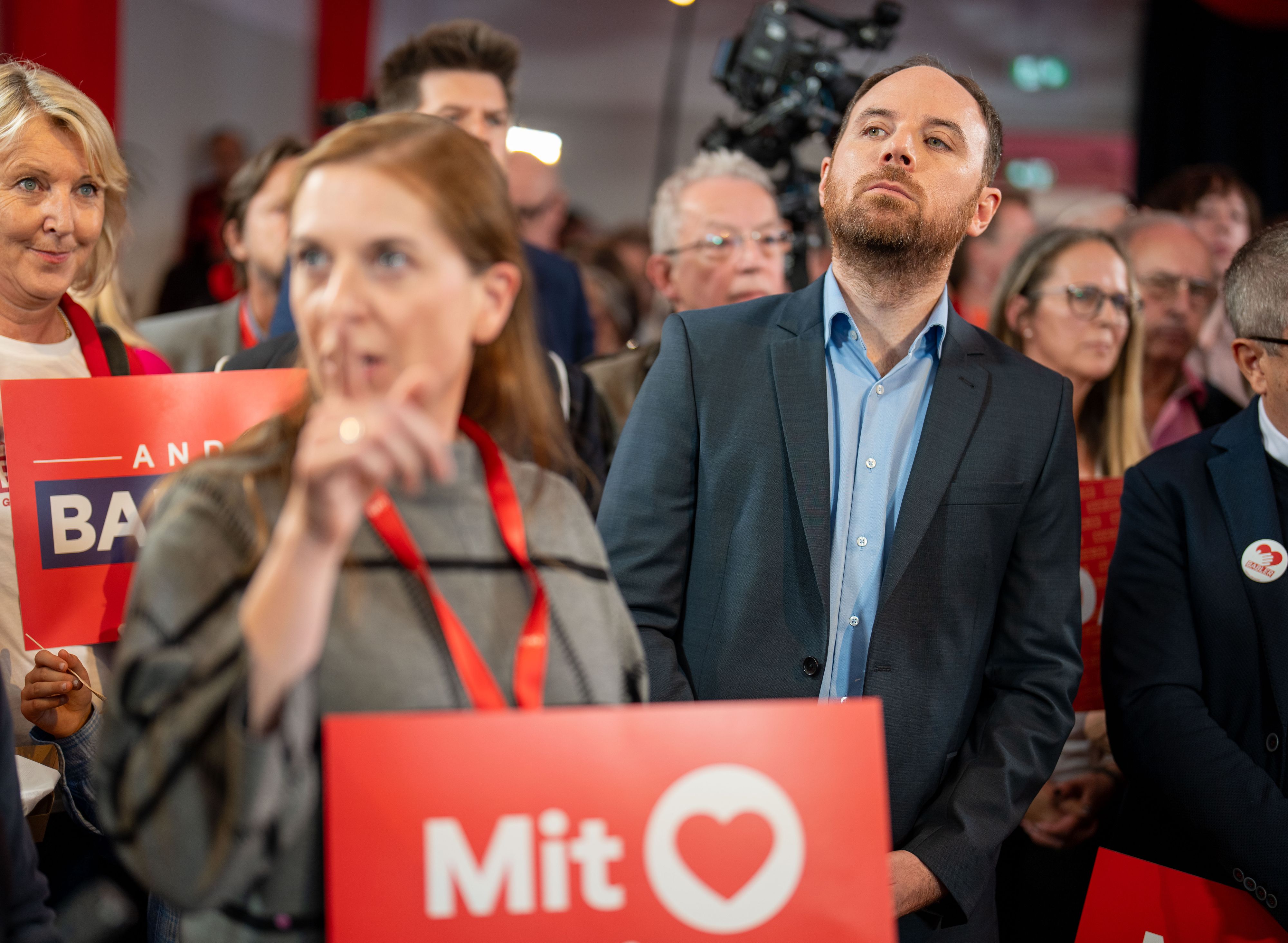 SPÖ-Geschäftsführer Klaus Seltenheim anlässlich der SPÖ Wahlparty im Rahmen der Nationalratswahl, September 2024