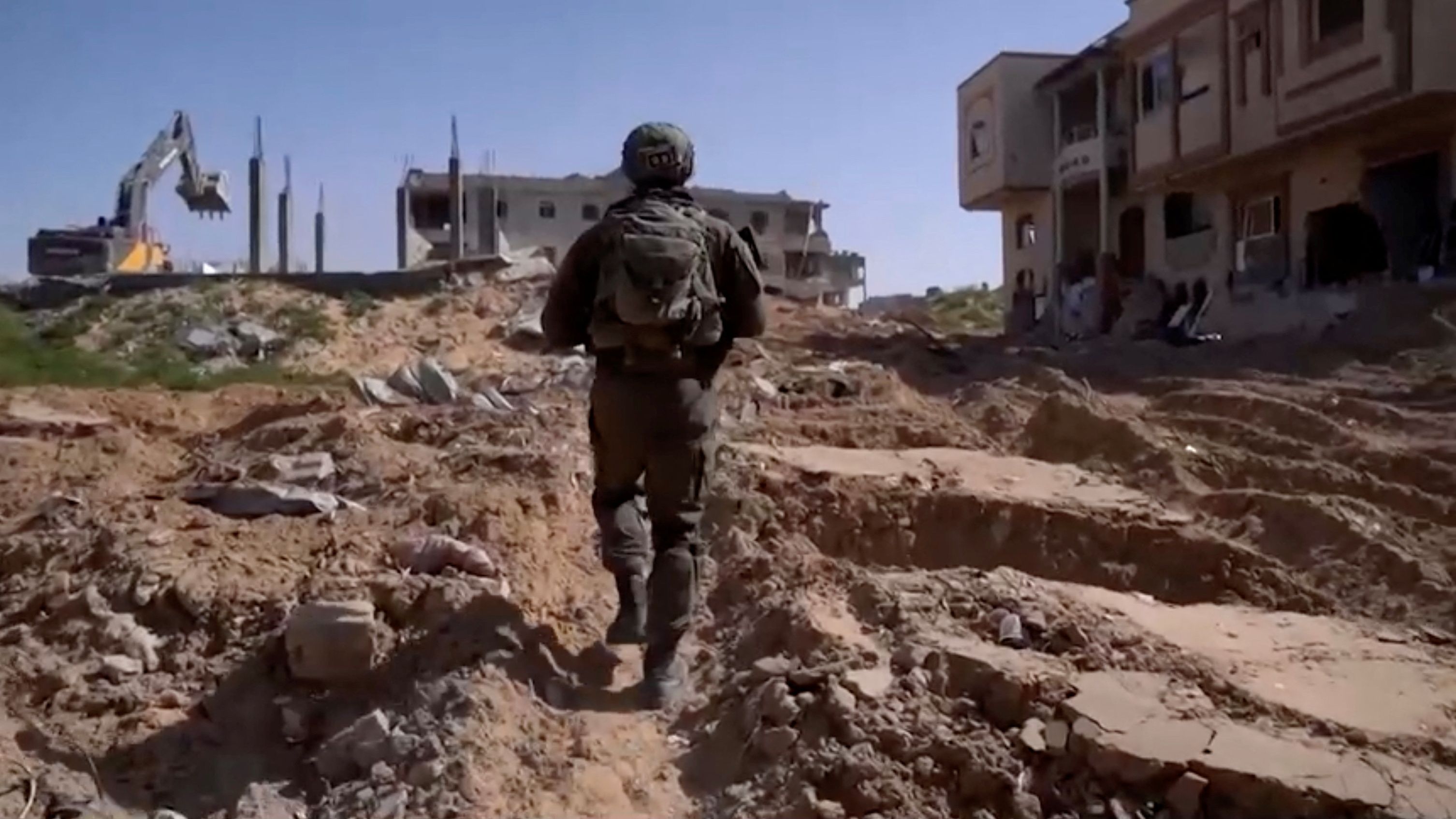 Die Stadt Rafah im Süden des Gazastreifens ist nach Angaben der israelischen Armee vollständig umzingelt.