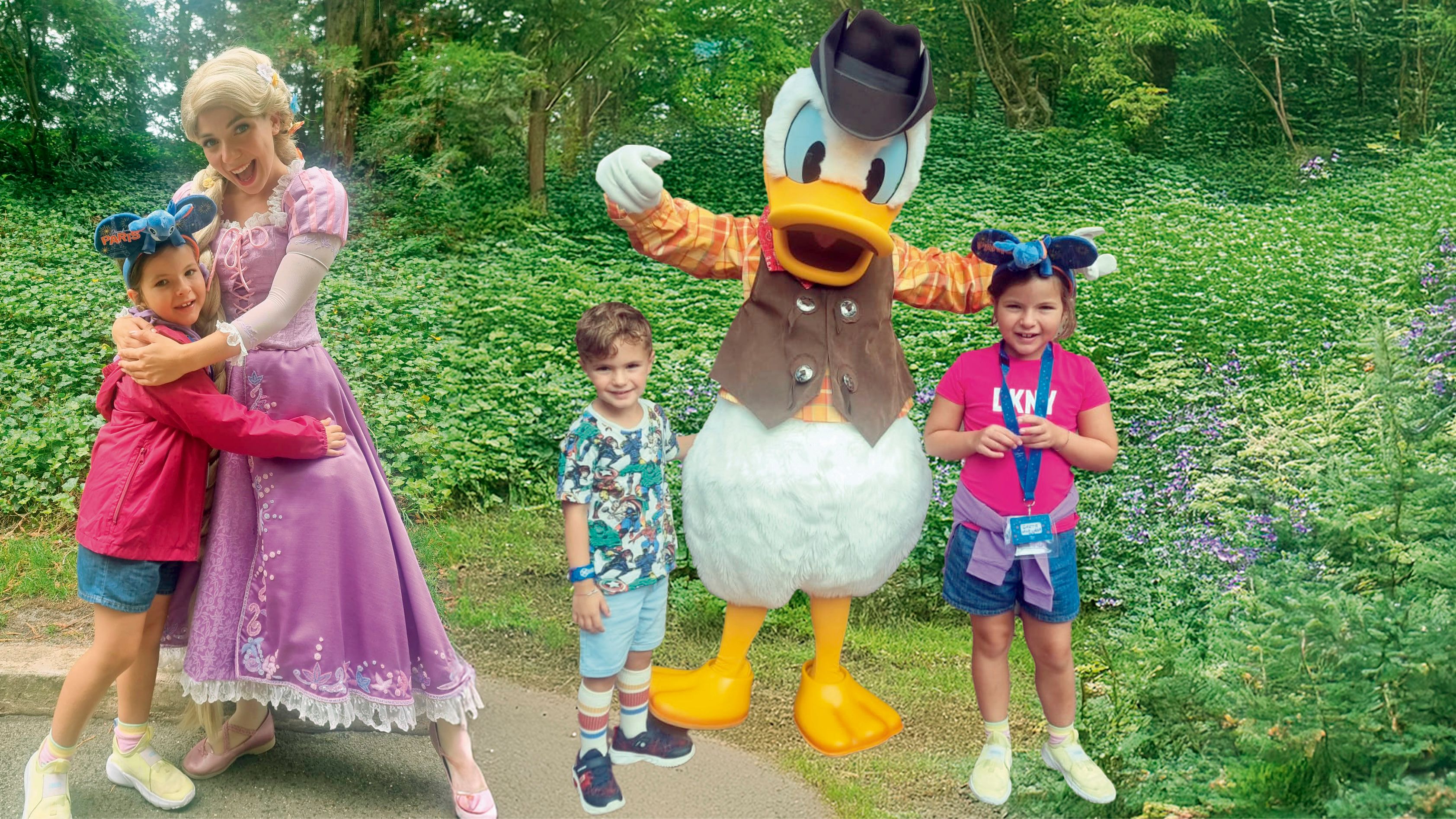 Greta durfte mit ihrem Bruder Theo ins Disneyland Paris reisen.