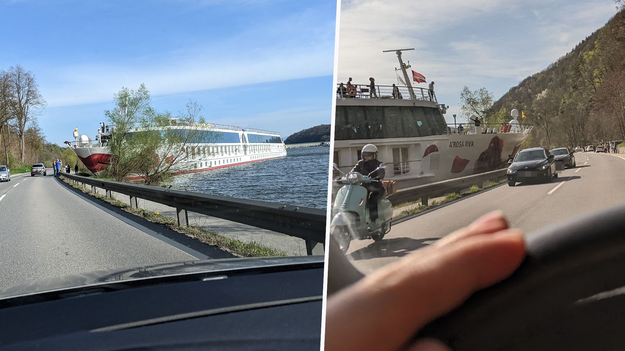 Kuriose Szenen in Ybbs-Persenbeug (Bezirk Melk, Niederösterreich).