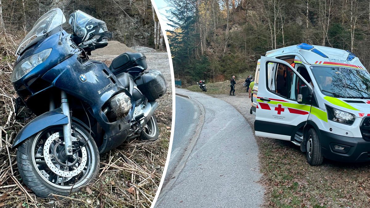 Die Unfall-Maschine und -stelle auf der L37.