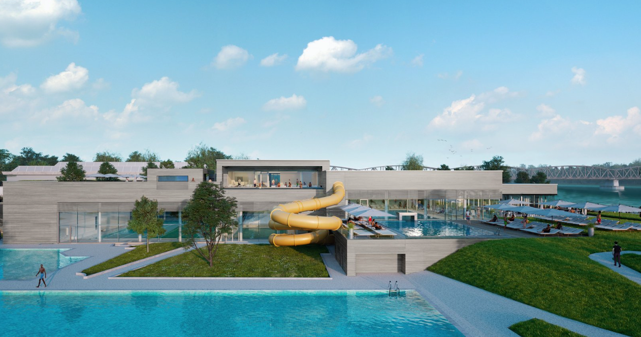 So soll die Badarena in Krems aussehen