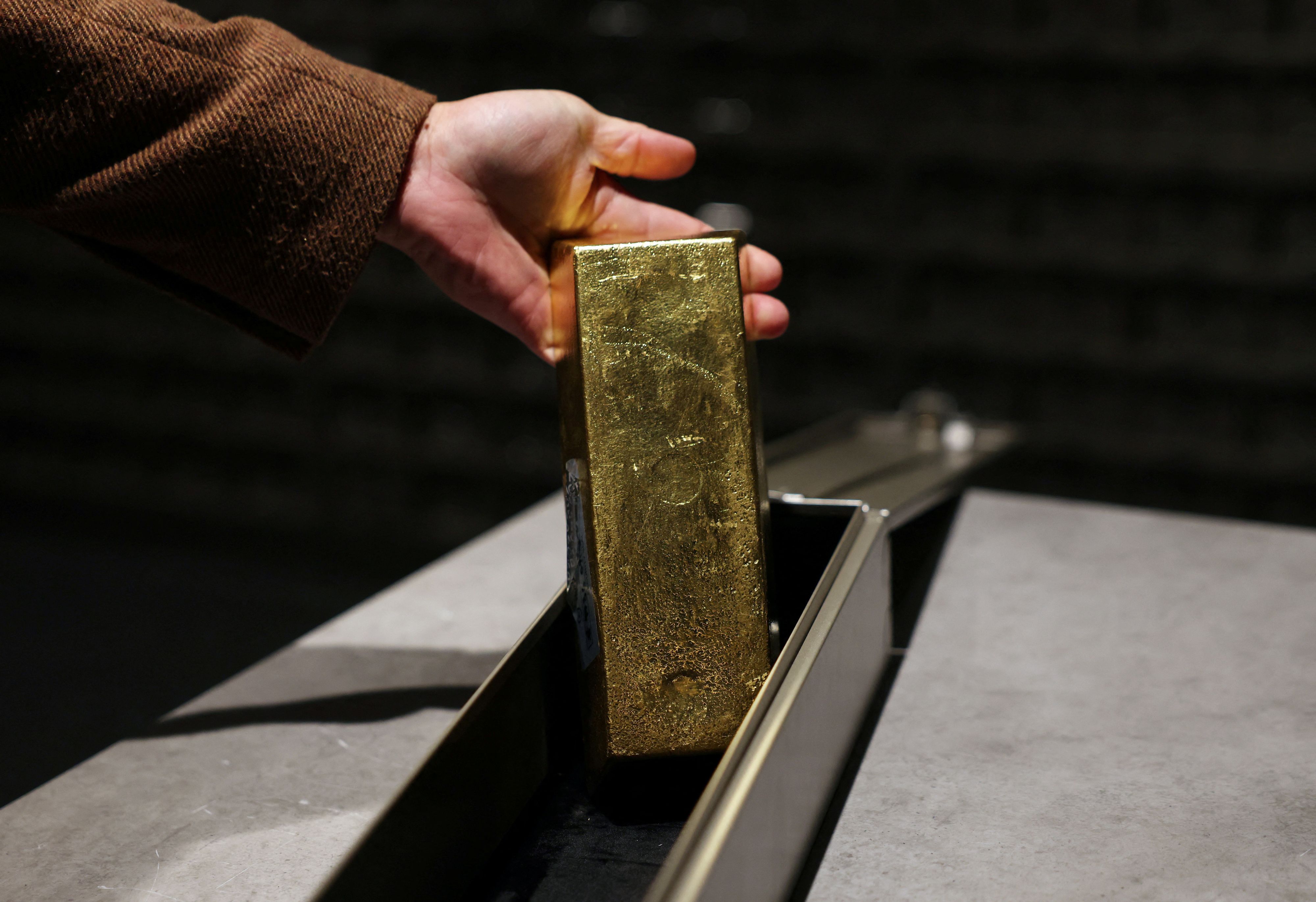 Gold erzielt in den unsicheren Zeiten an der Börse einen neuen Rekordwert.