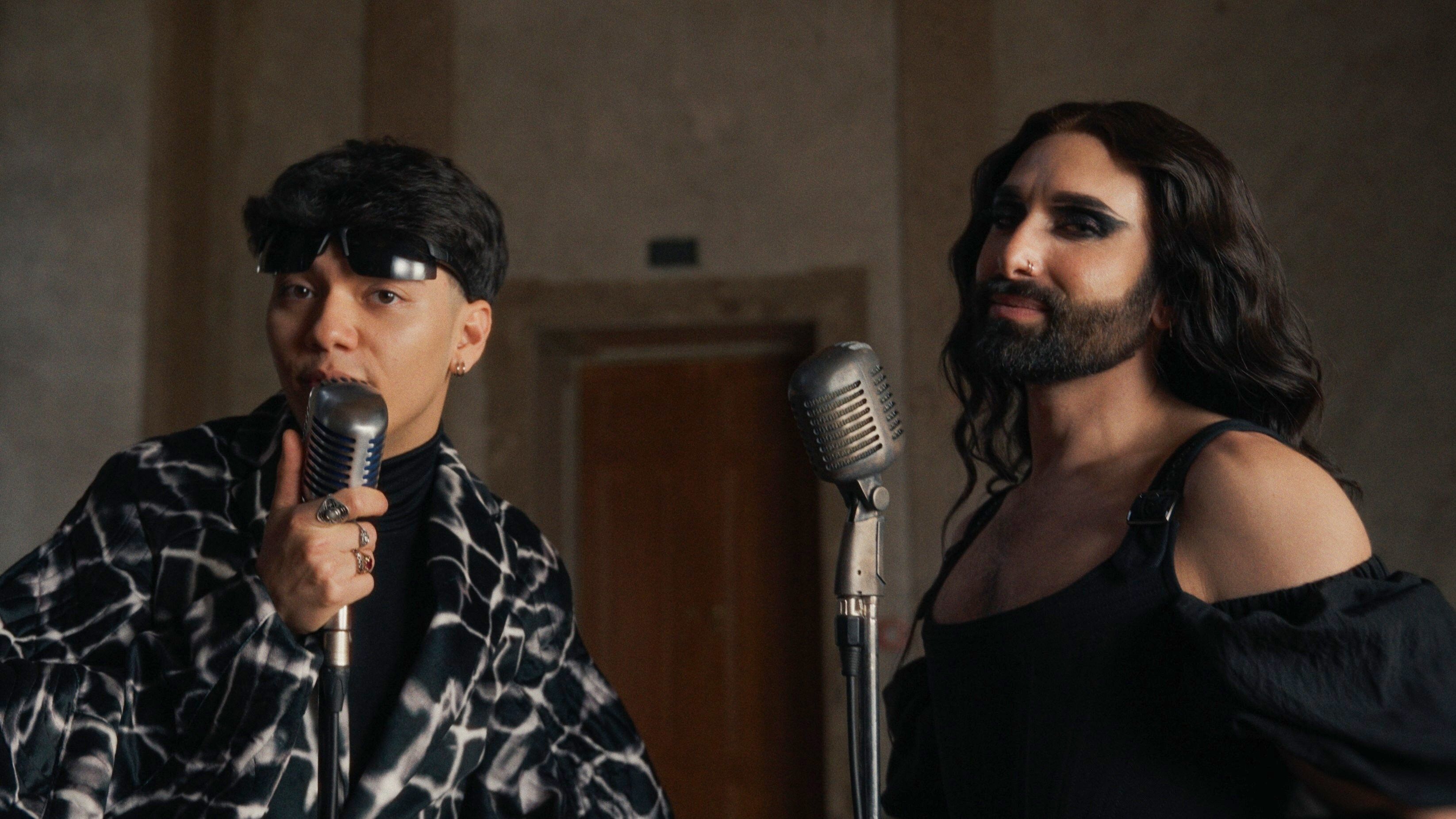 JJ und Conchita Wurst präsentieren außergewöhnliches Duett.