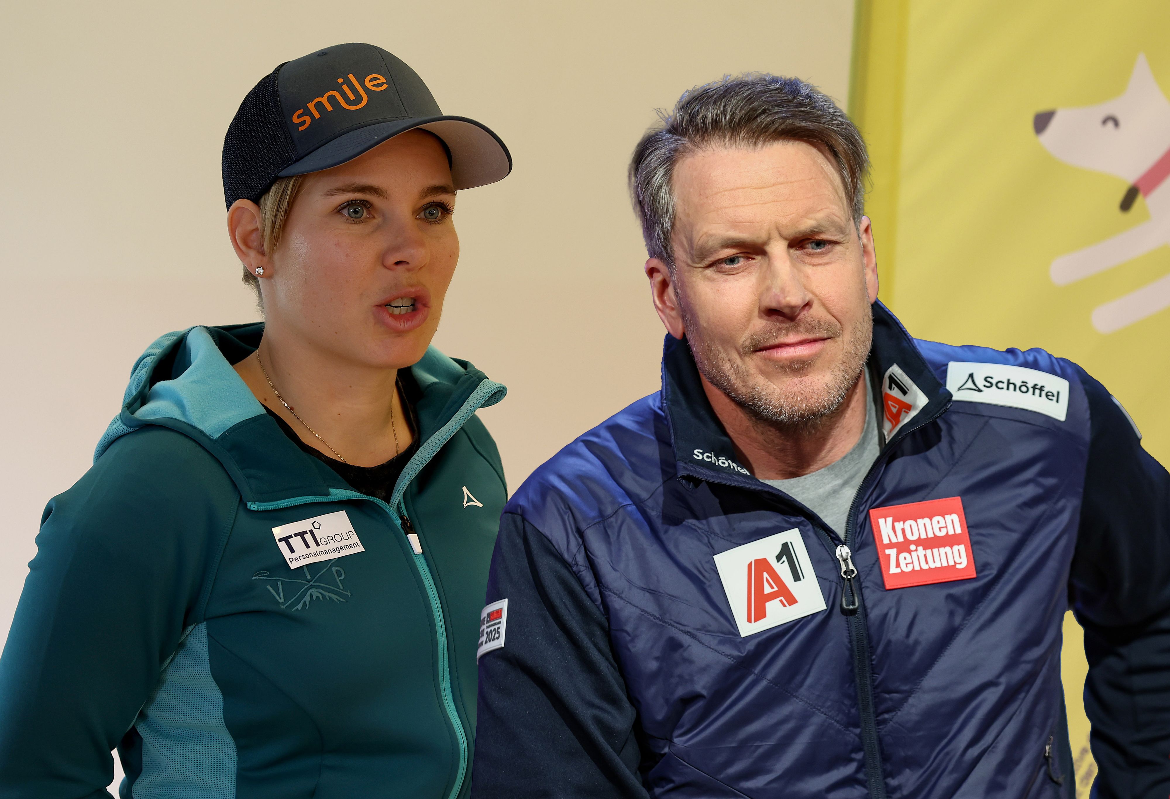 Nicole Schmidhofer (l.) kam gut mit Roland Assinger aus.