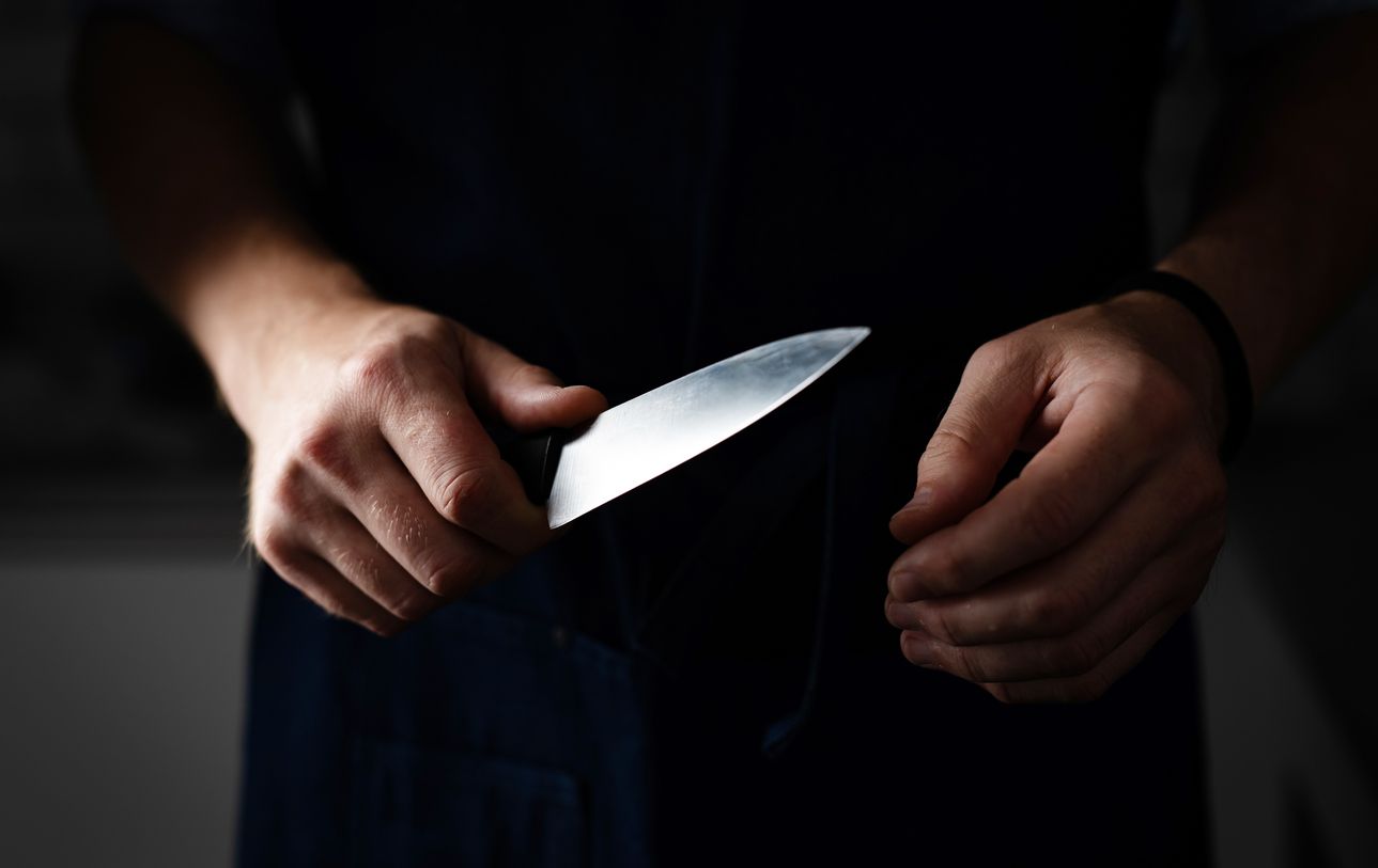 Ein Küchenmesser wurde zur Tatwaffe.