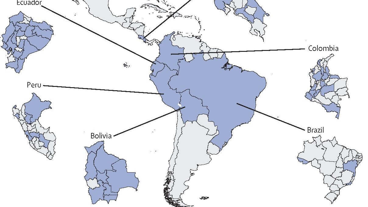 Insgesamt wurden 9420 Serumproben aus 76 Provinzen in sechs lateinamerikanischen Ländern in diese Studie zum Oropouche-Virus einbezogen.