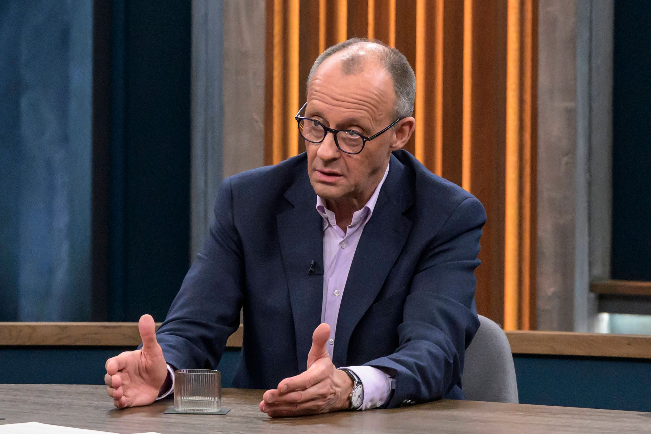 CDU-Chef Friedrich Merz erwägt die Lieferung von Taurus-Marschflugkörpern an die Ukraine. 