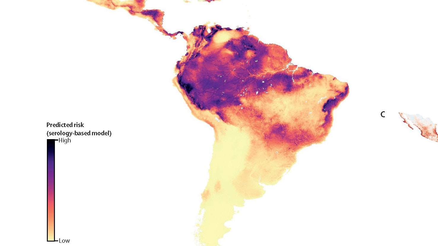 Auf maschinellem Lernen basierende räumliche Risikovorhersagen für Mittel- und Südamerika zum Oropouche-Virus