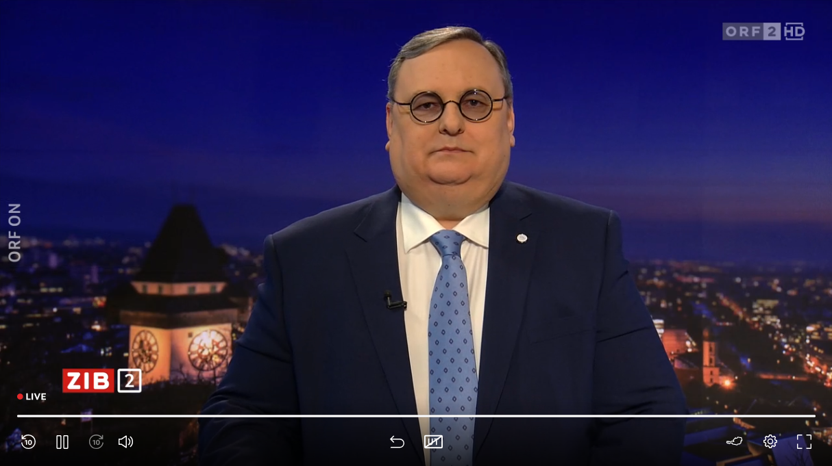 Dietmar Bayer, stellvertretender Obmann der niedergelassenen Ärzte in der Ärztekammer, zu Gast in der 