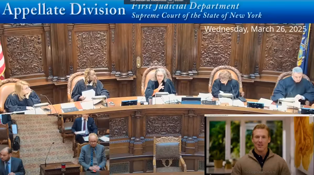 Ein KI-Avatar versuchte, vor einem New Yorker Gericht einen Fall zu verhandeln. Die Richterin stoppte alles.