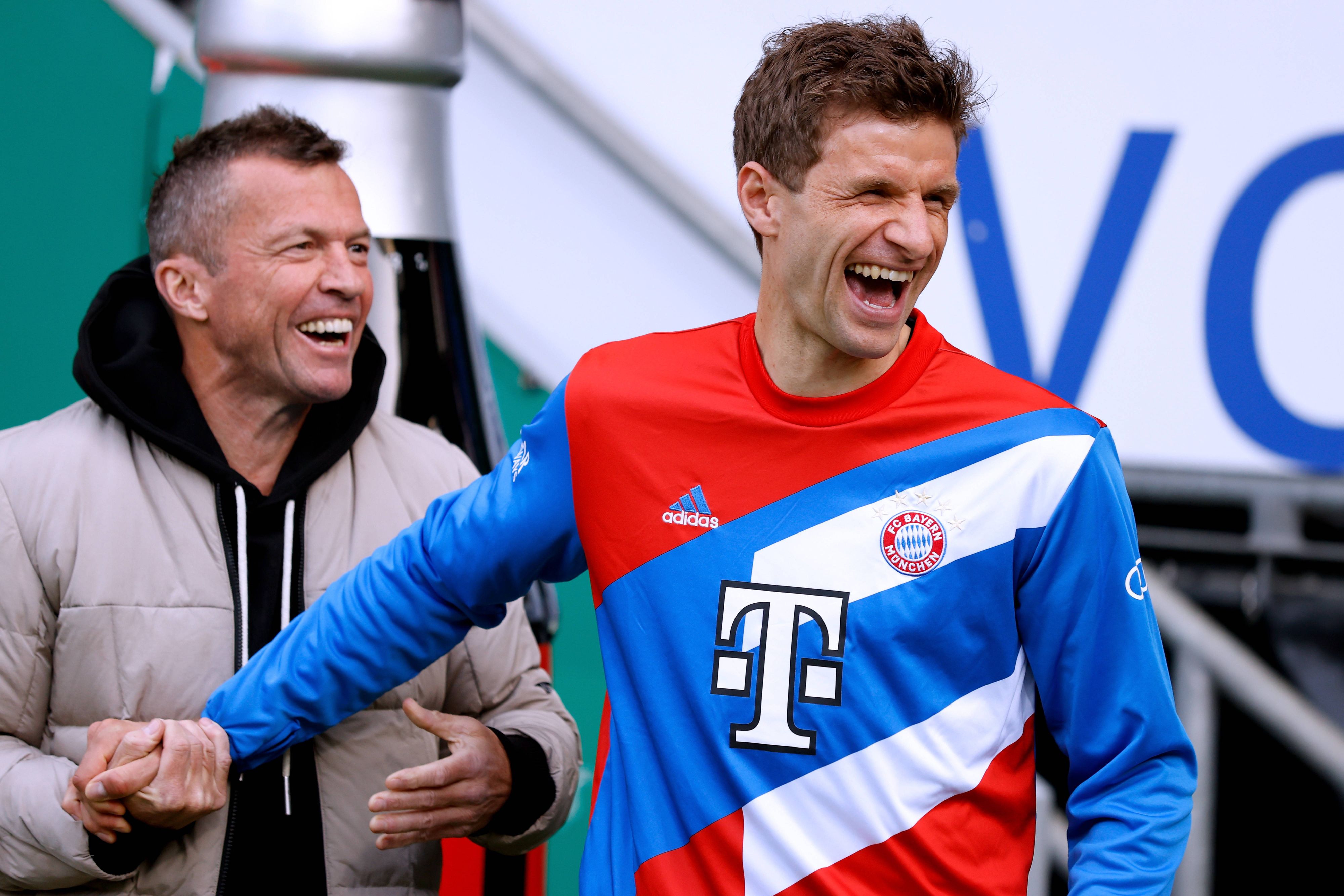Lothar Matthäus und Thoma Müller.