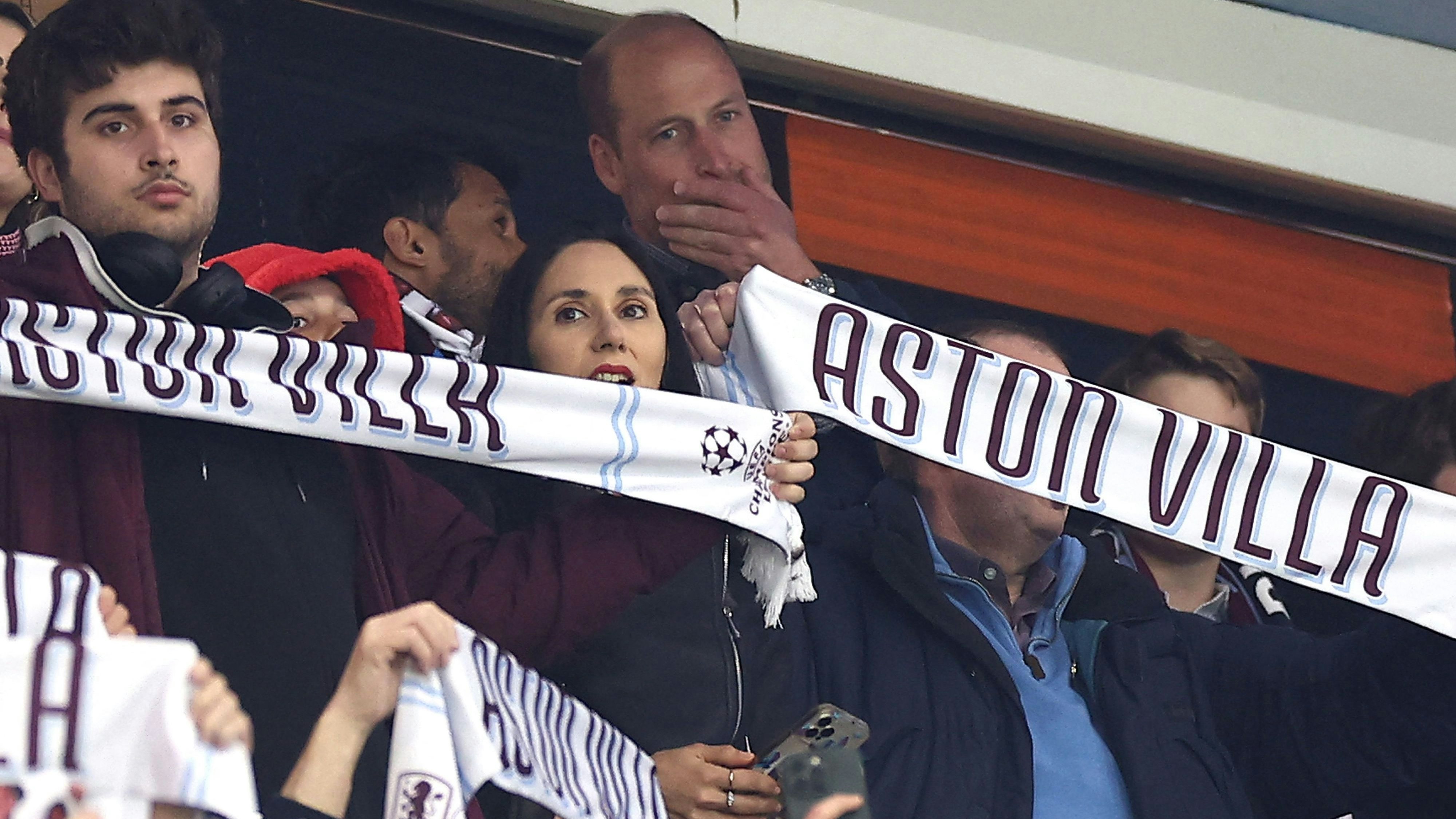 Prinz William ist glühender Aston-Villa-Fan.