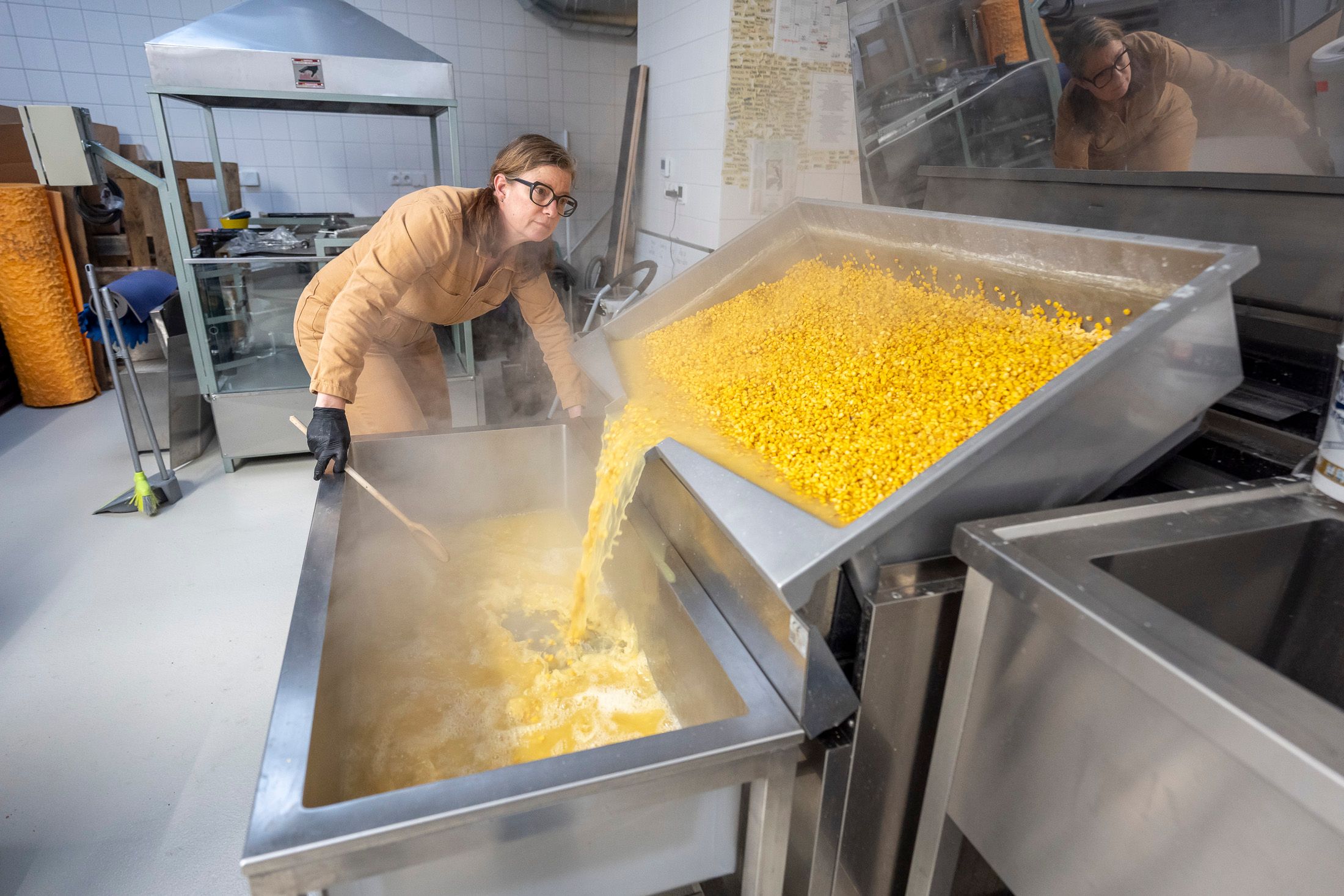 Monika Sims in ihrer Tortelleria 