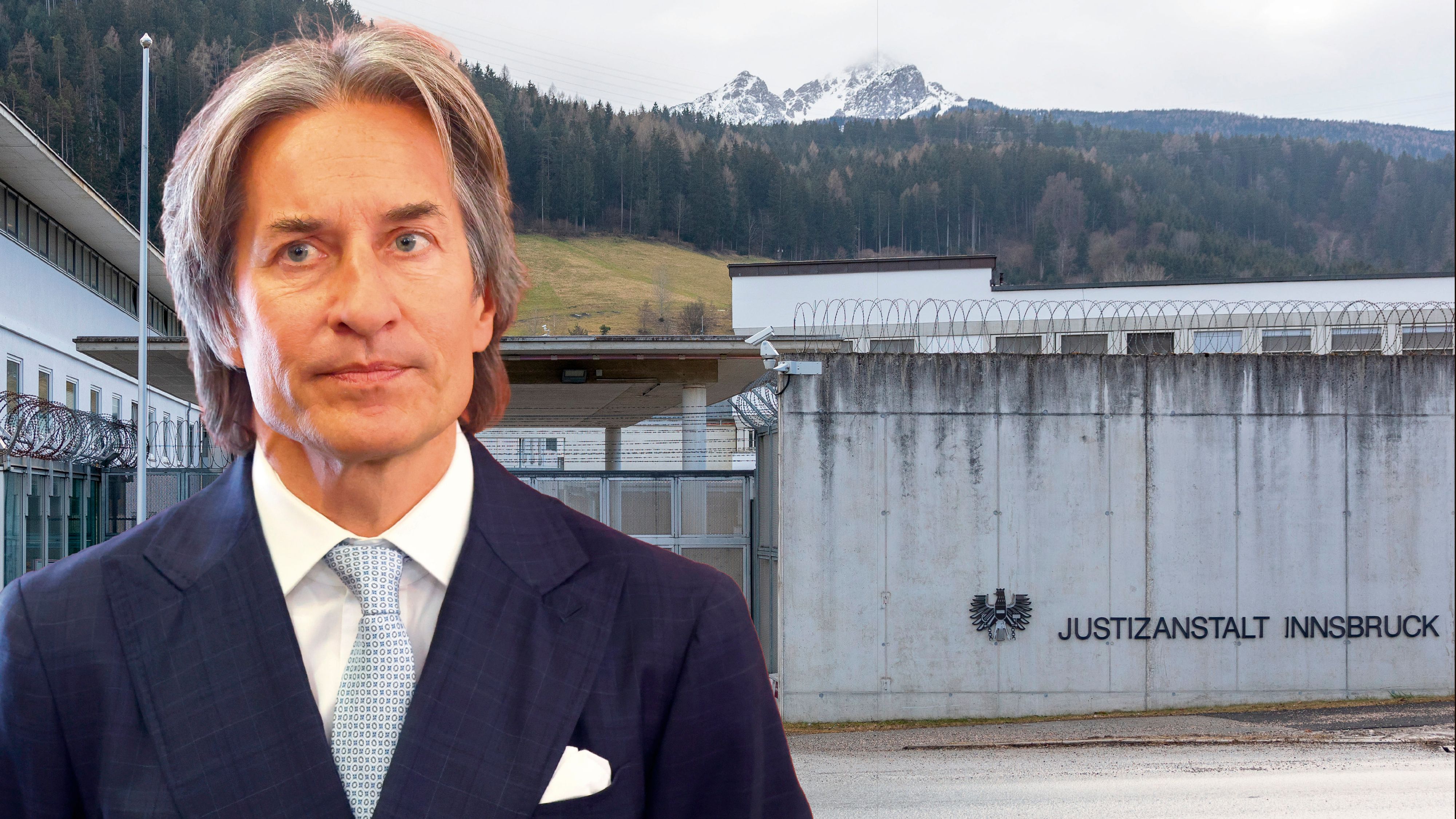 Ex-Finanzminister Karl-Heinz Grasser trat seine Haft im Innsbrucker 