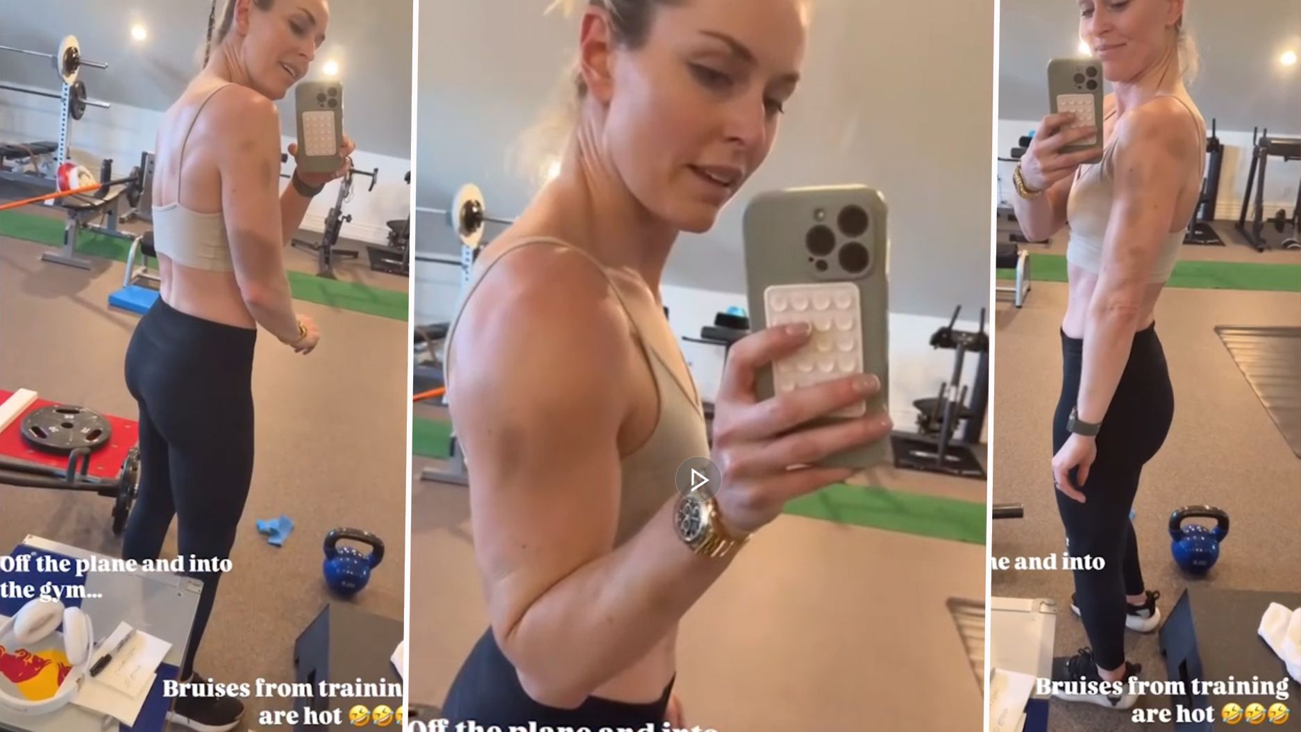 Lindsey Vonn zeigt Bilder vom fordernden Frühlingstraining.