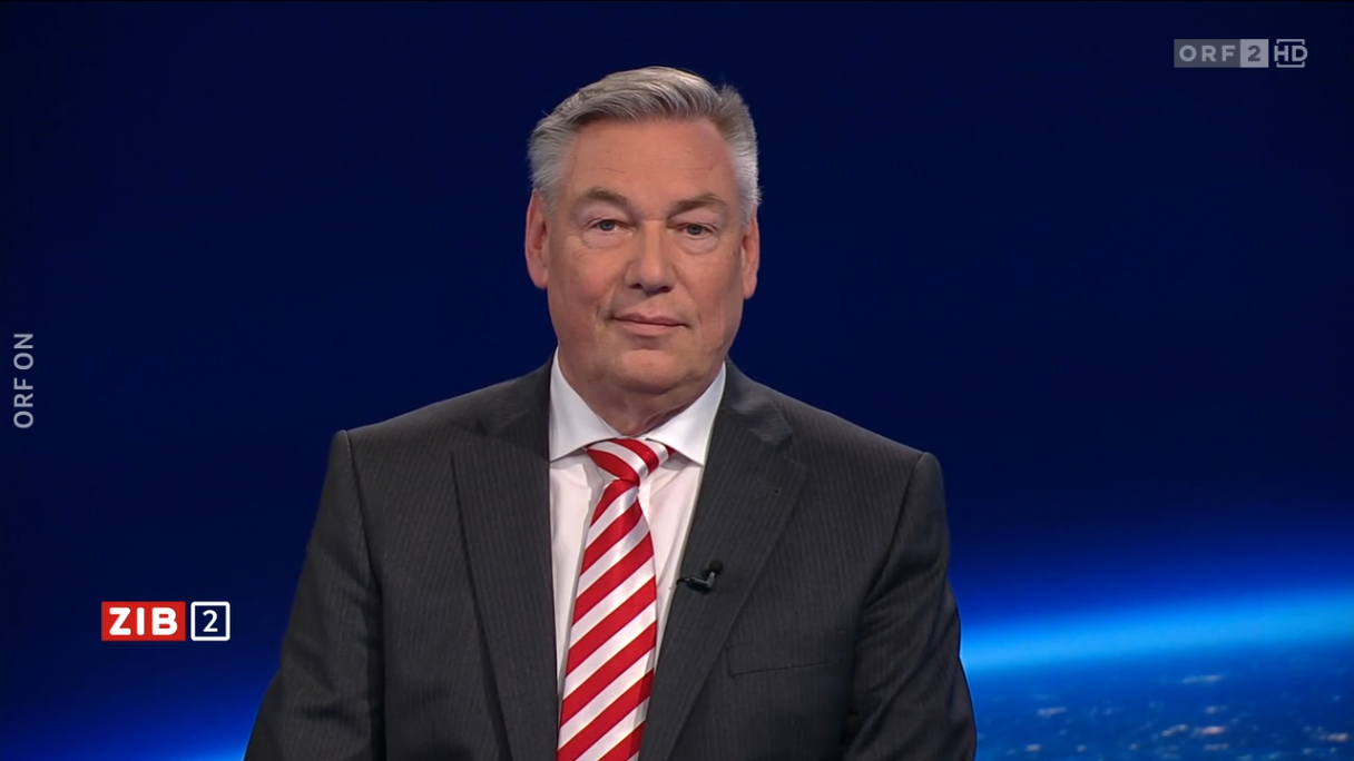 Der Präsident der Österreichischen Offiziersgesellschaft, Erich Cibulka, in der 