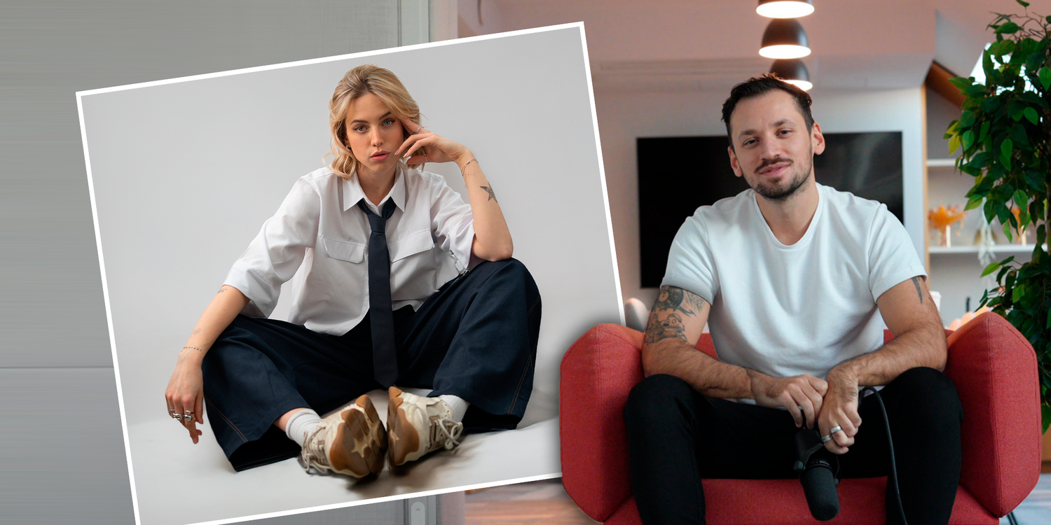 Felicia Lu im Gespräch.