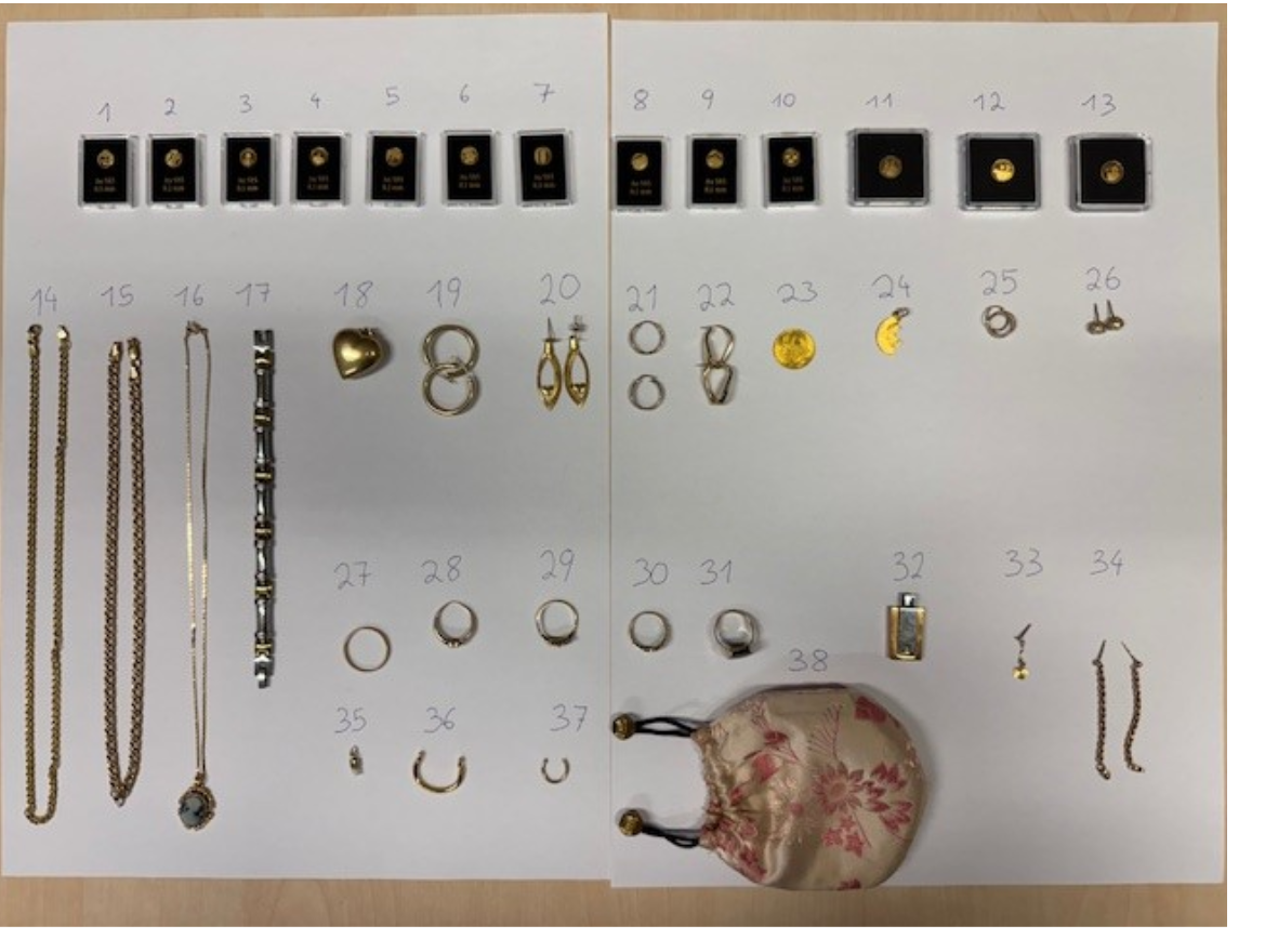 Dieses Diebesgut konnten die Polizisten sicherstellen.