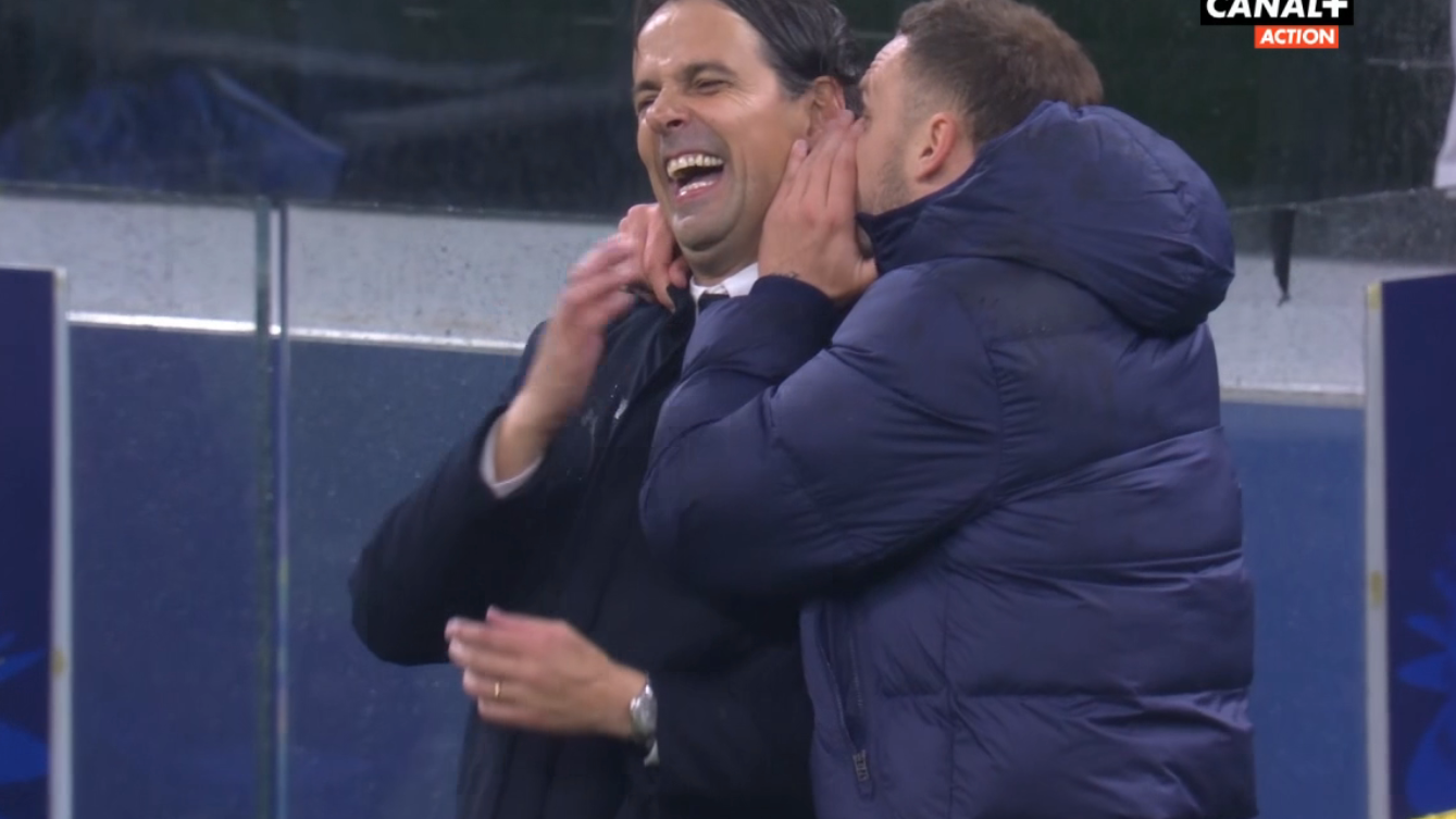 Der Schmäh rennt zwischen Marko Arnautovic und seinem Trainer Inzaghi nach dem zwischenzeitlichen 2:1.