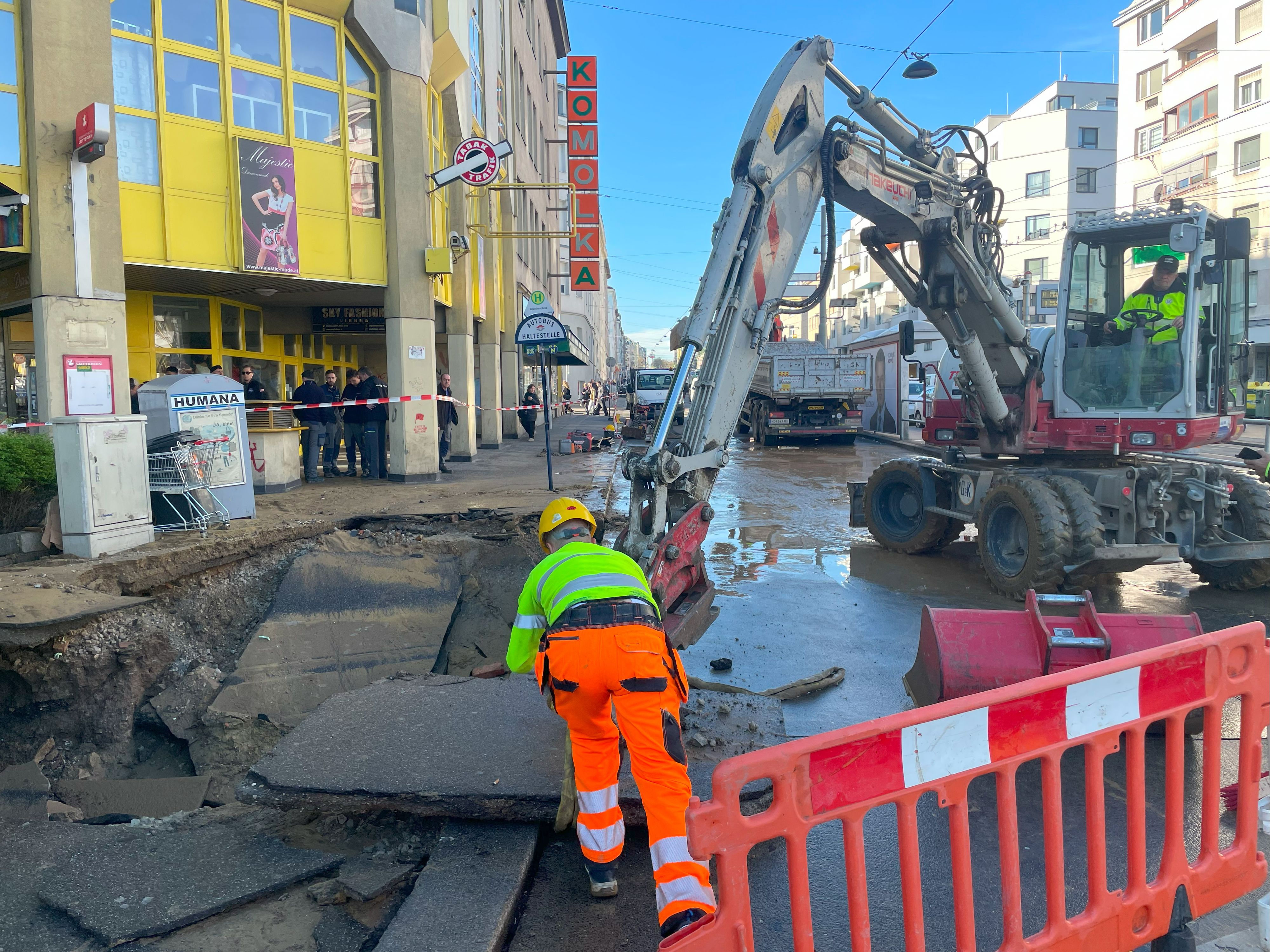 Die Wasserversorgung wurde wiederhergestellt.