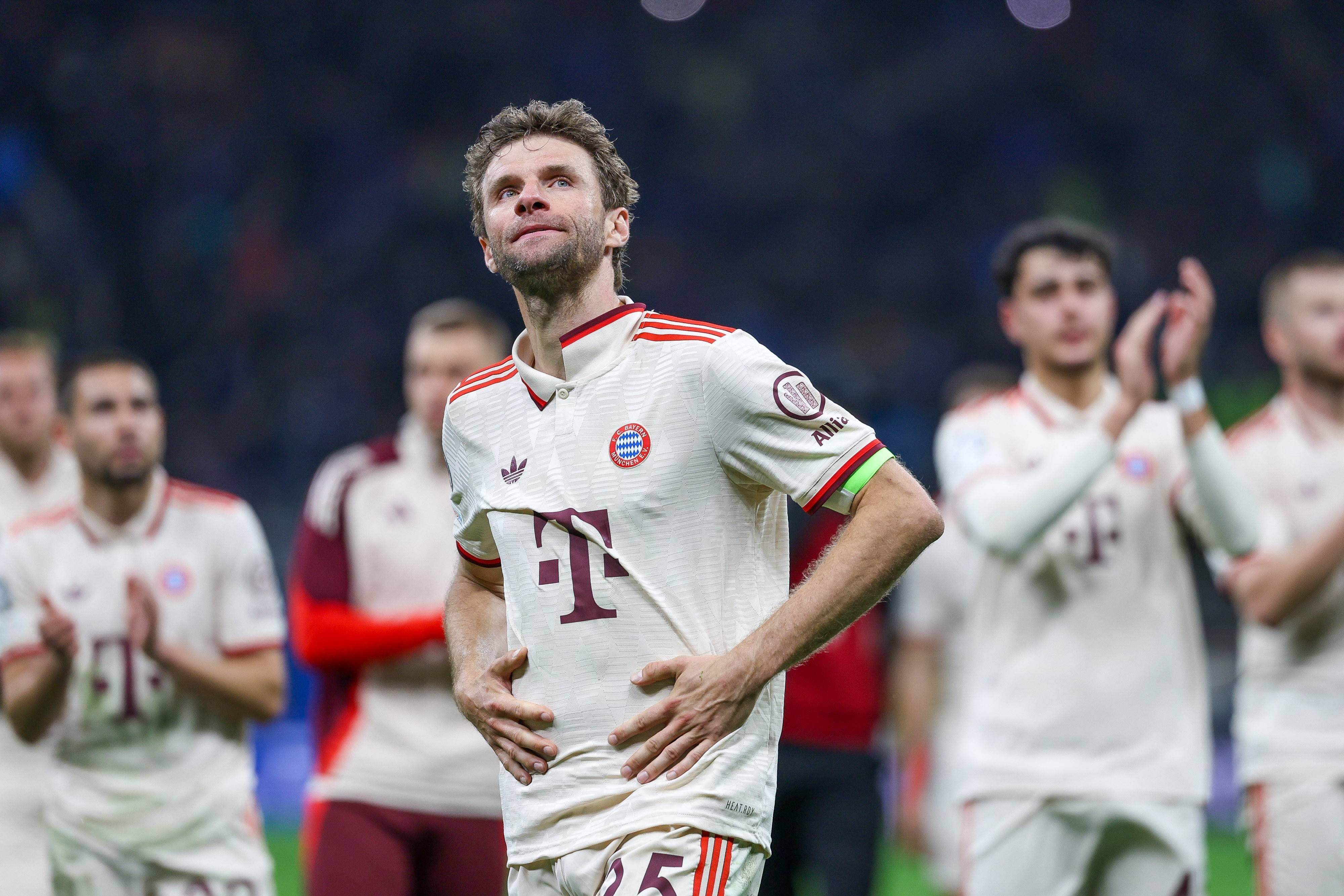 Thomas Müller spielte das letzte Mal für den FC Bayern in der Champions League.