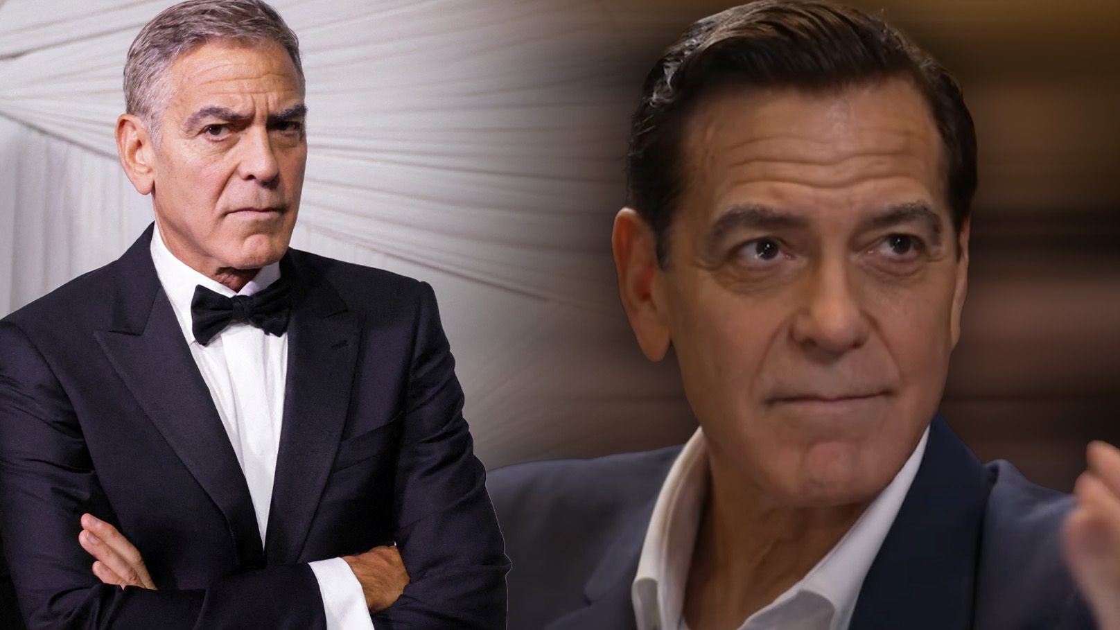 George Clooney hat wieder braune Haare.