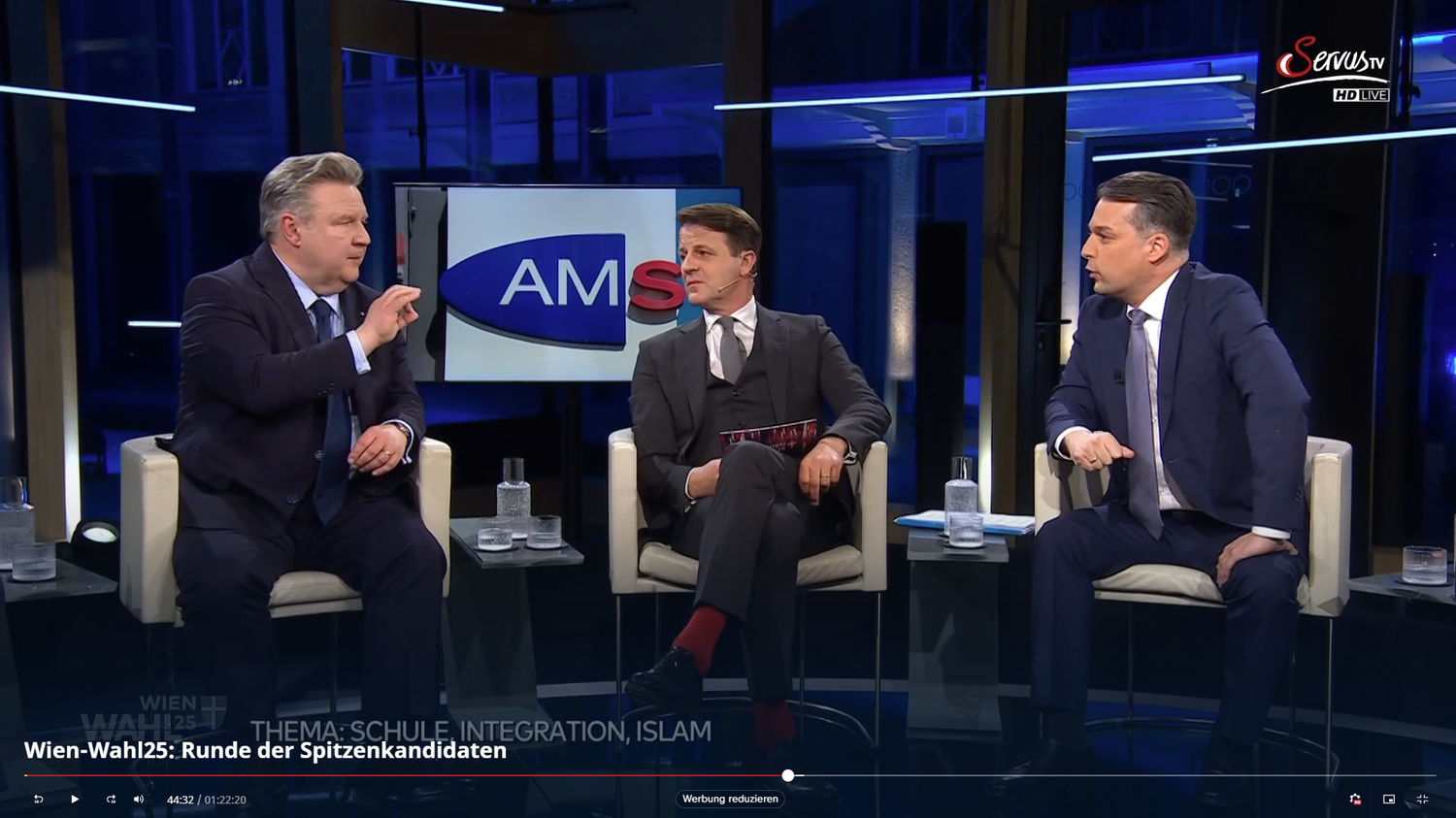 Bei der Debatte um die Mindestsicherung krachten Bürgermeister Michael Ludwig (SPÖ) und FPÖ-Spitzenkandidat Dominik Nepp zusammen.