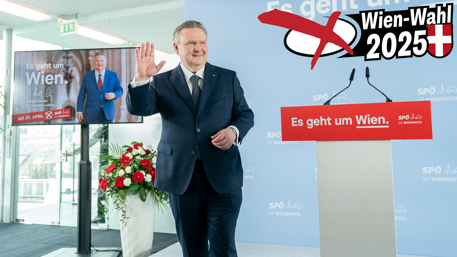 Bürgermeister Michael Ludwig stellt sich am 27.4. der Wiederwahl.