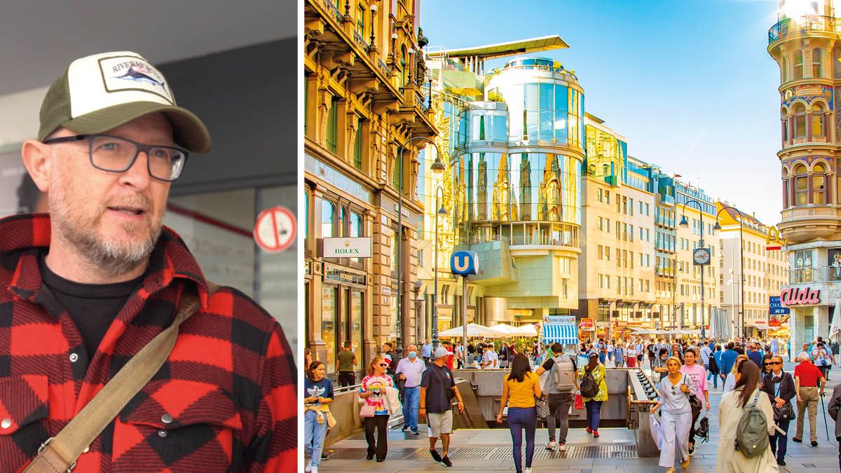 Wolfgang liebt drei Gegenden in Wien: Innenstadt, Alsergrund und den Türkenschanzpark. 