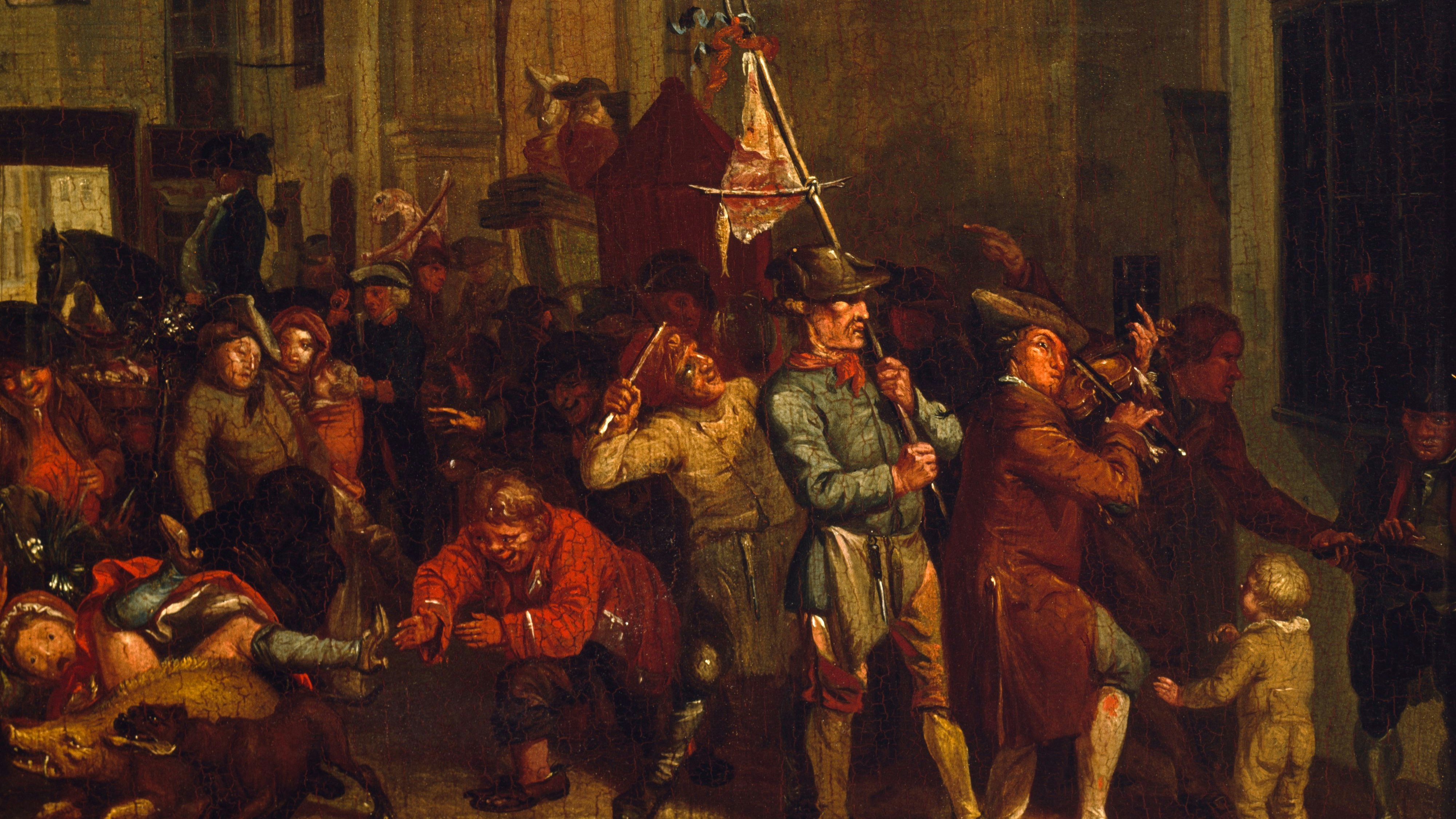 "Whipping the herring": Am letzten Tag der Fastenzeit wurde durch die örtlichen Metzger ein Hering aus der Stadt getragen, in den Fluss geworfen und anschließend eine geschmückte Lammkeule in einem Umzug zum Markt getragen.