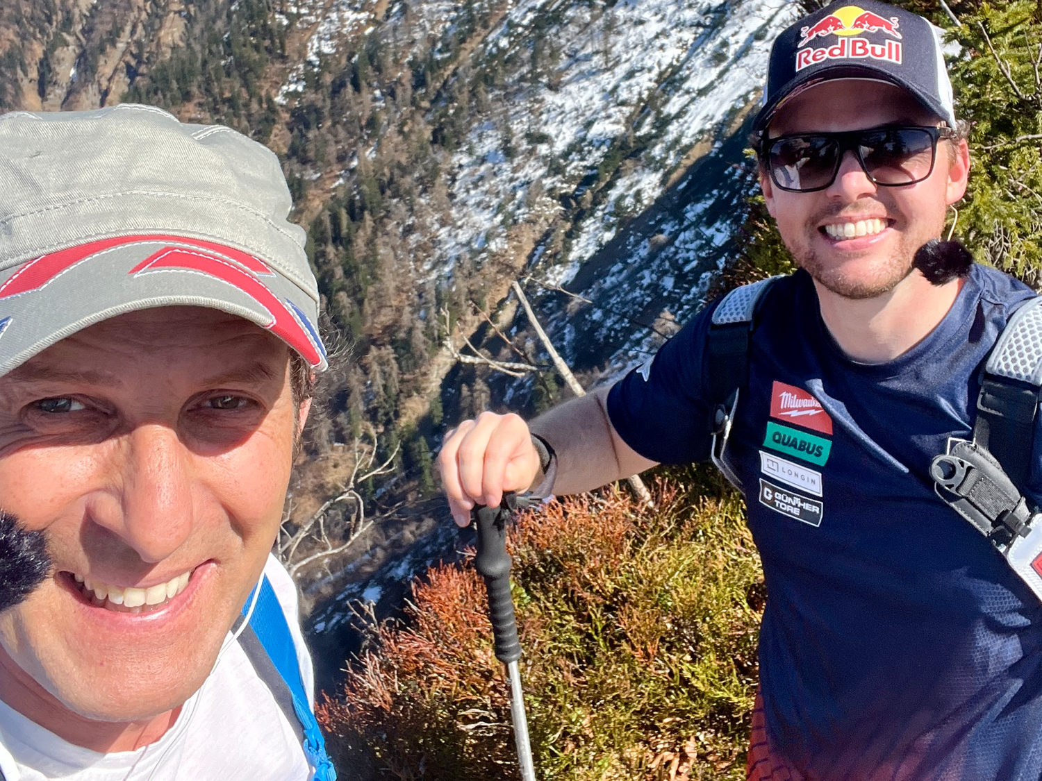 Tom Walek wandert mit Matthias Walkner.