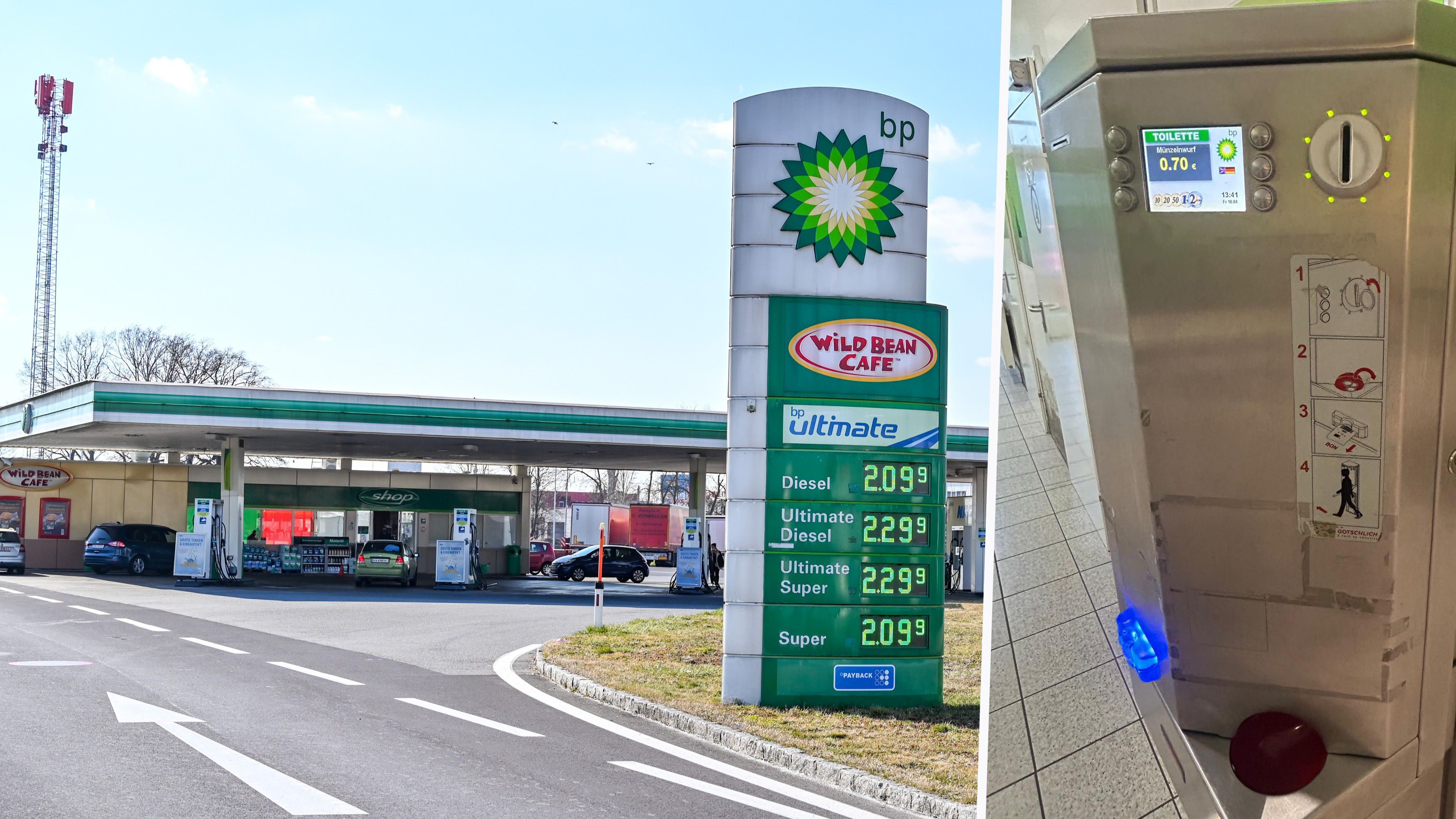Auf Österreichs Autobahnen wird der Gang auf die Toilette immer teurer.