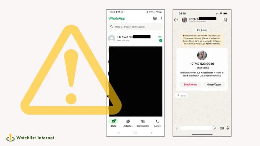 Kriminelle kontaktieren Unbekannte über Messenger, um sie in ein Gespräch zu verwickeln und Vertrauen aufzubauen