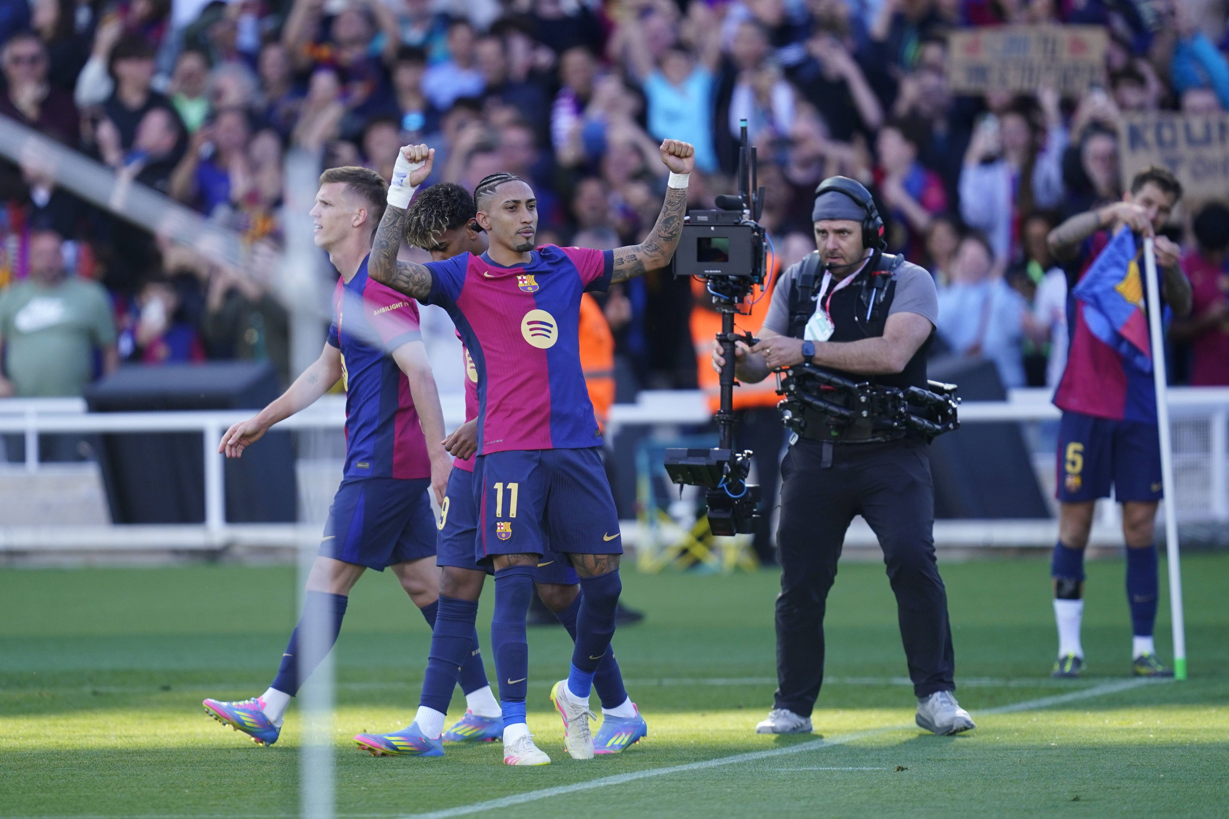 Raphinha entscheidet die Partie zugunsten des FC Barcelona.