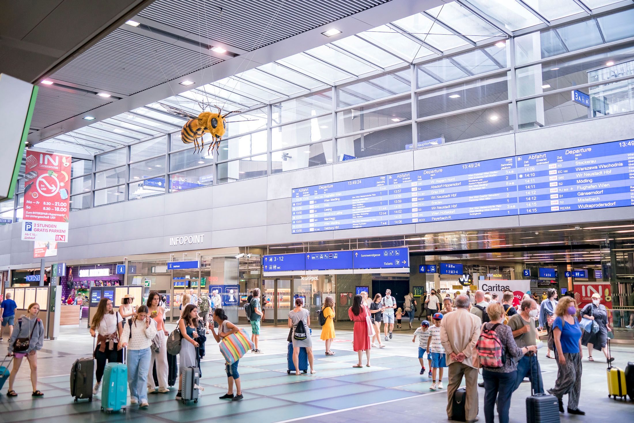 Eine der Messer-Attacken ereignete sich am Hauptbahnhof. (Archivbild)