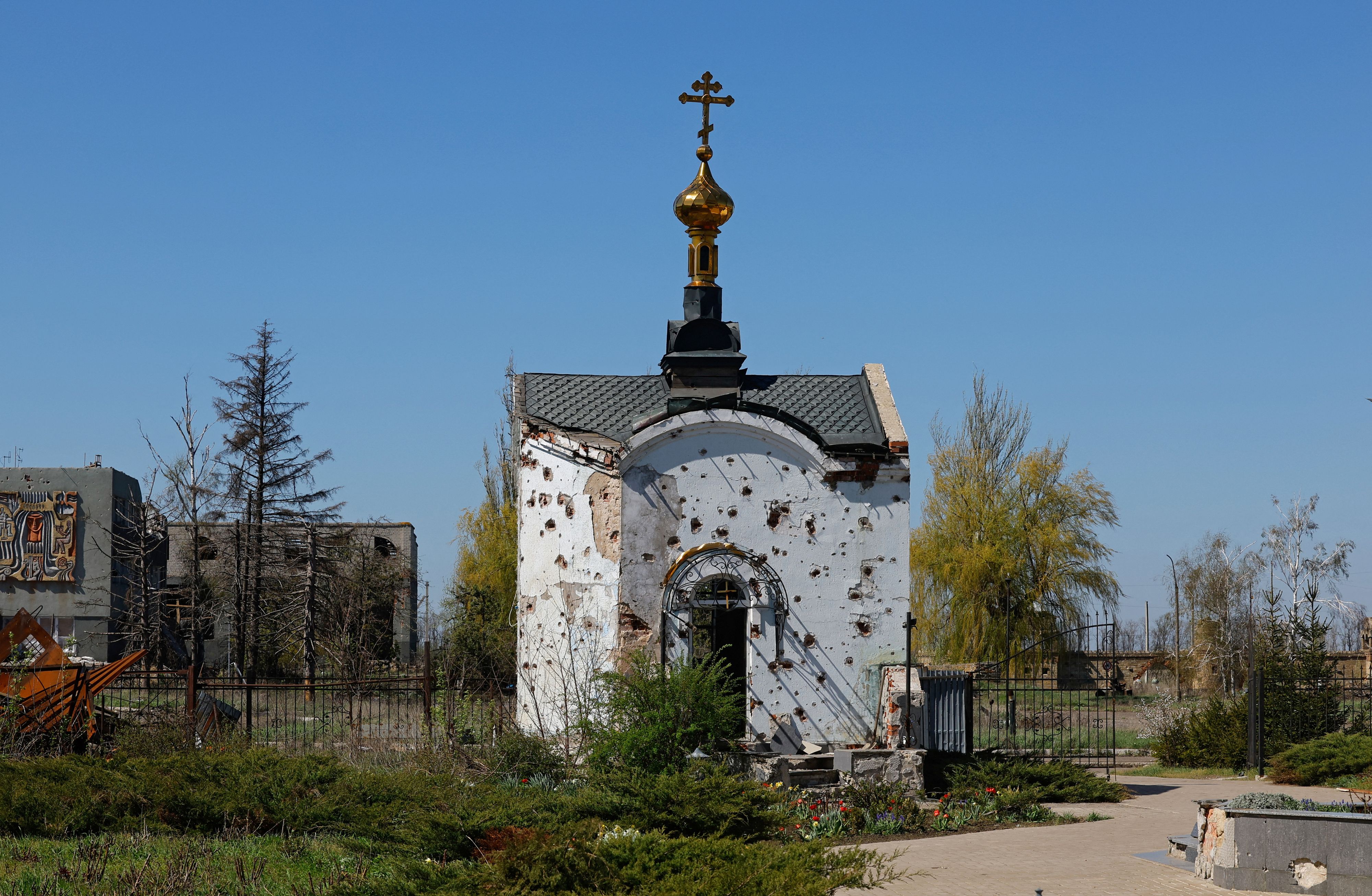 Der Artilleriebeschuss auf die Ukraine geht weiter. 