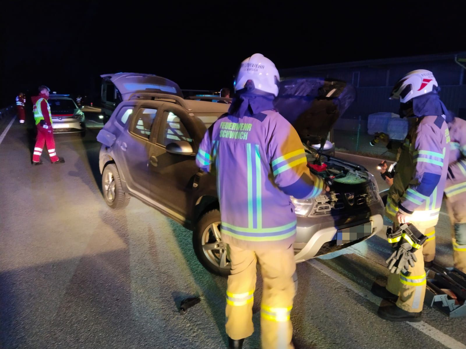 Die Feuerwehr konnte das Feuer rasch löschen. 