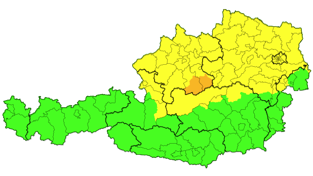 Gewitterwarnung für Montagabend.