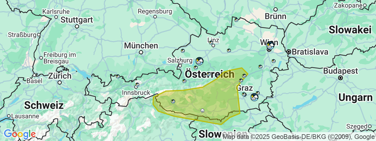 Auch am Dienstag drohen im Süden Österreichs schwere Unwetter. 