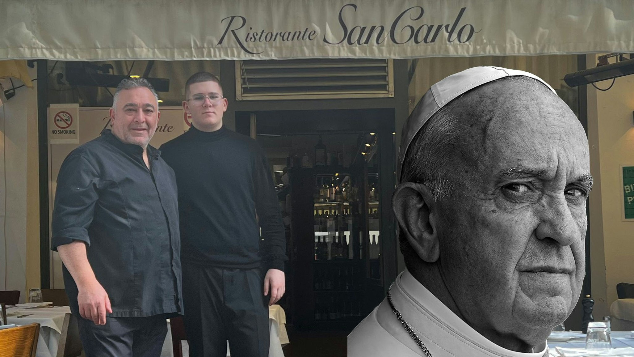 Ciro Buono, Betreiber des San Carlo, mit seinem Sohn Raffaele der den Laden in Zukunft leiten wird.